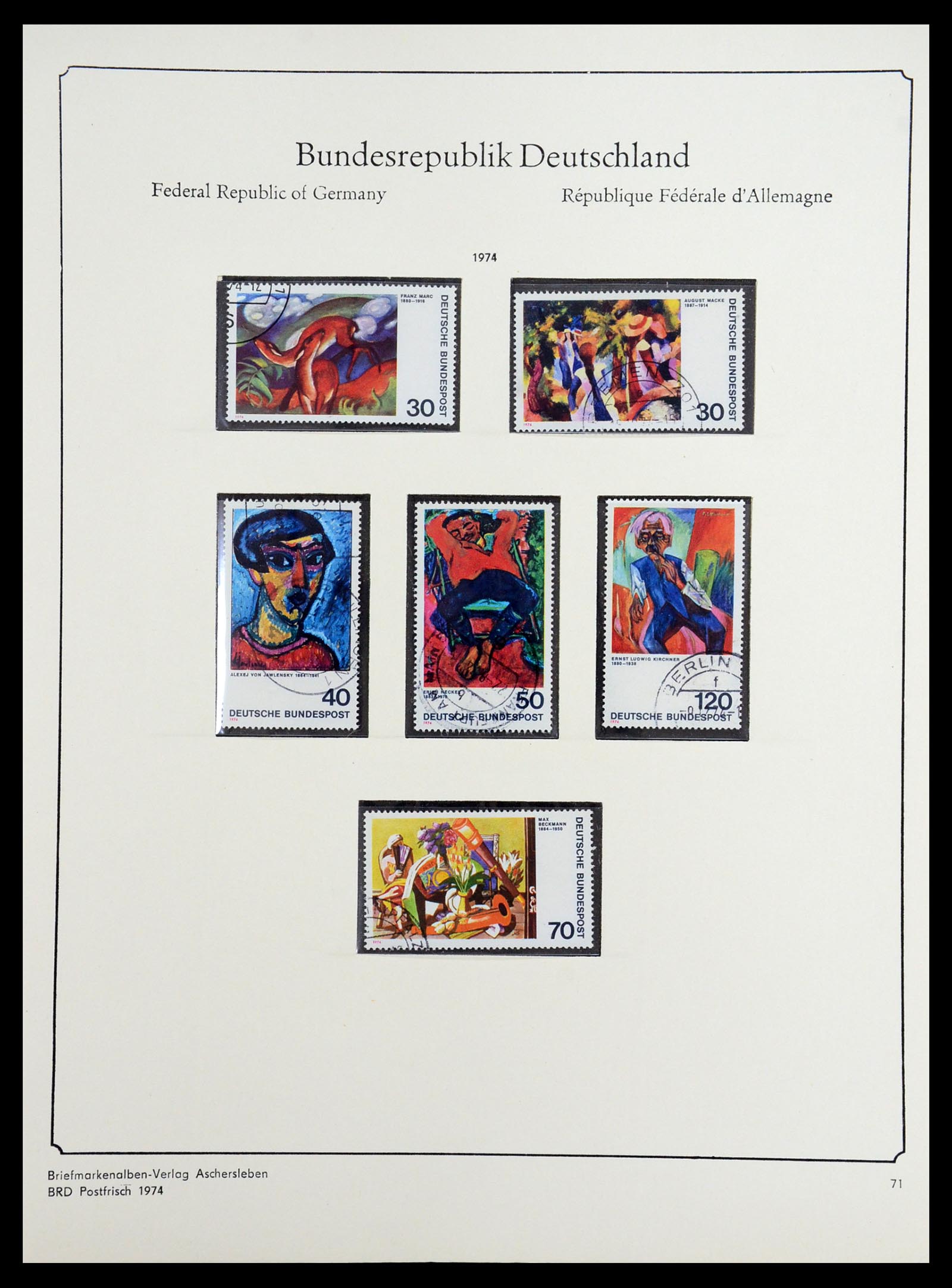 36602 069 - Postzegelverzameling 36602 Bundespost 1945-1979.