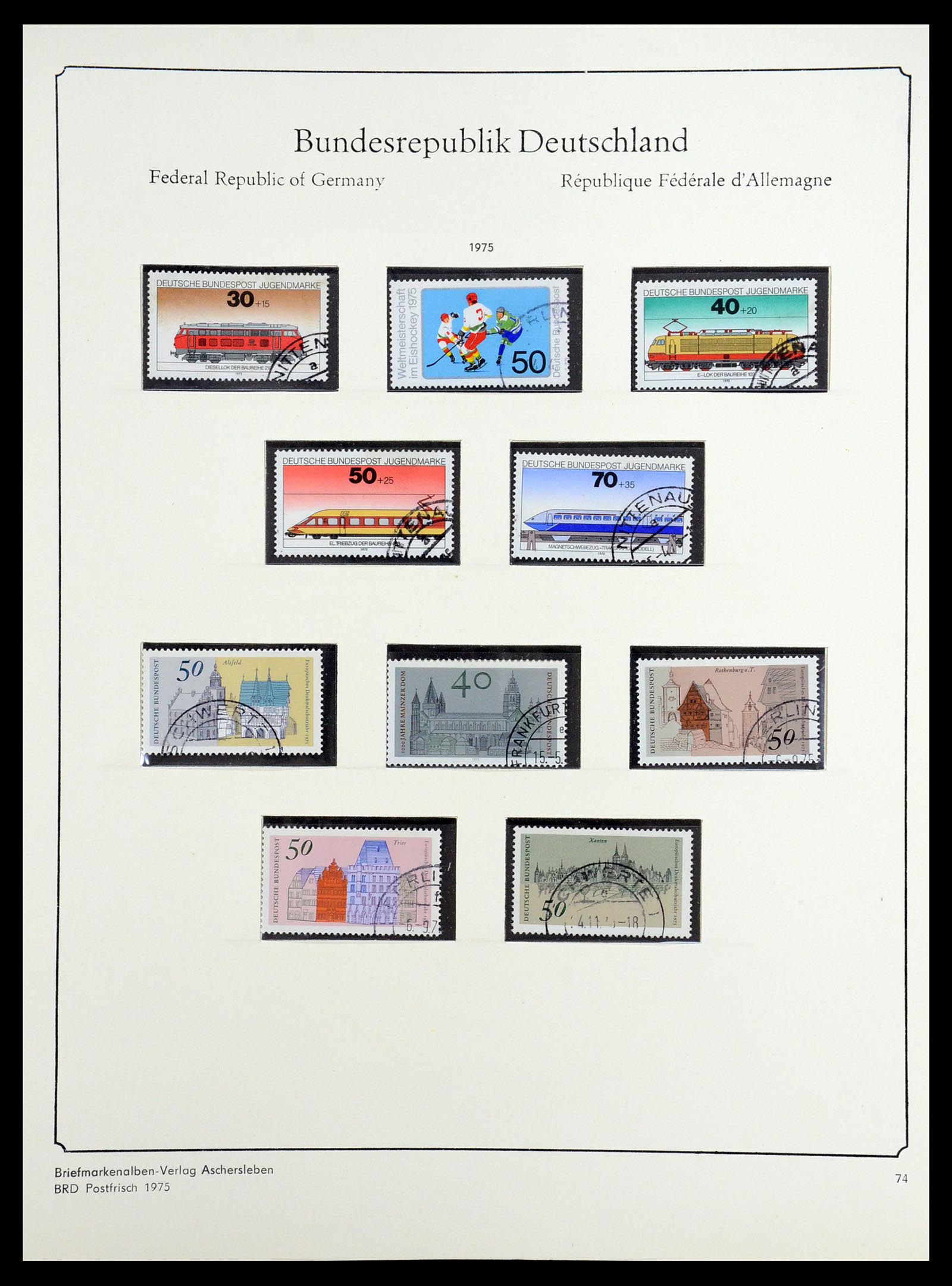 36602 072 - Postzegelverzameling 36602 Bundespost 1945-1979.