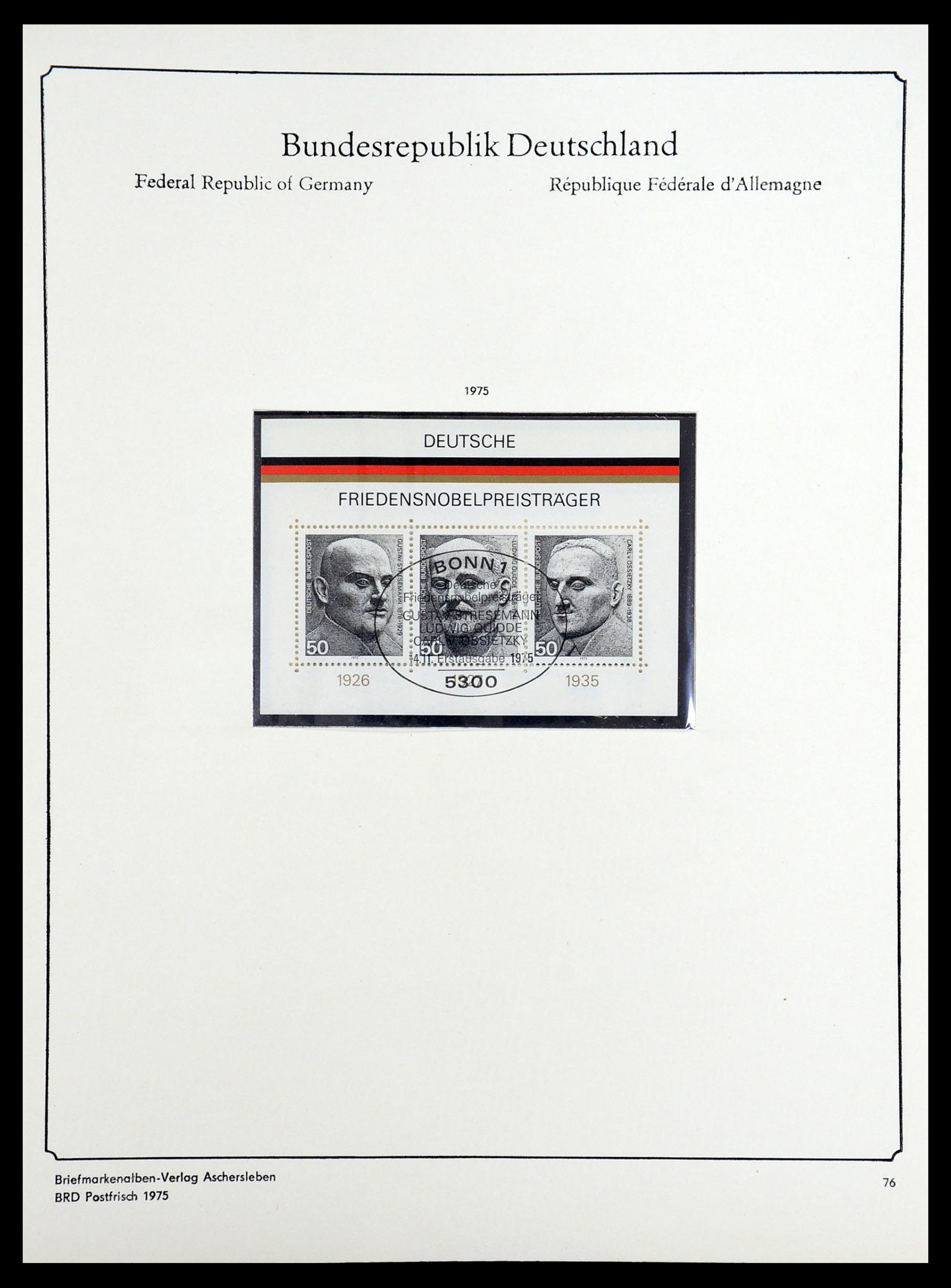 36602 074 - Postzegelverzameling 36602 Bundespost 1945-1979.