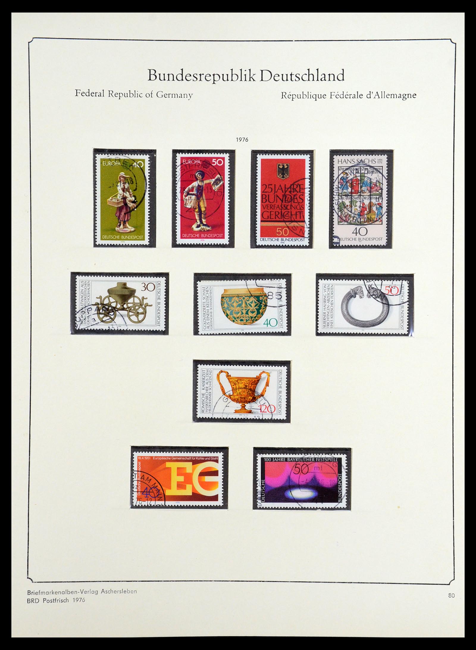36602 078 - Postzegelverzameling 36602 Bundespost 1945-1979.