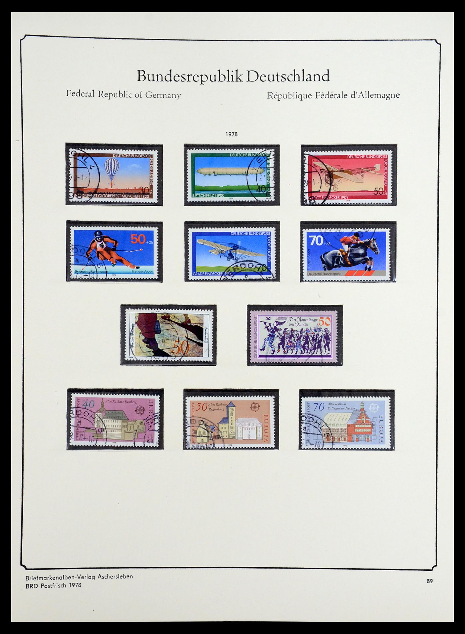36602 087 - Stamp collection 36602 Bundespost 1945-1979.