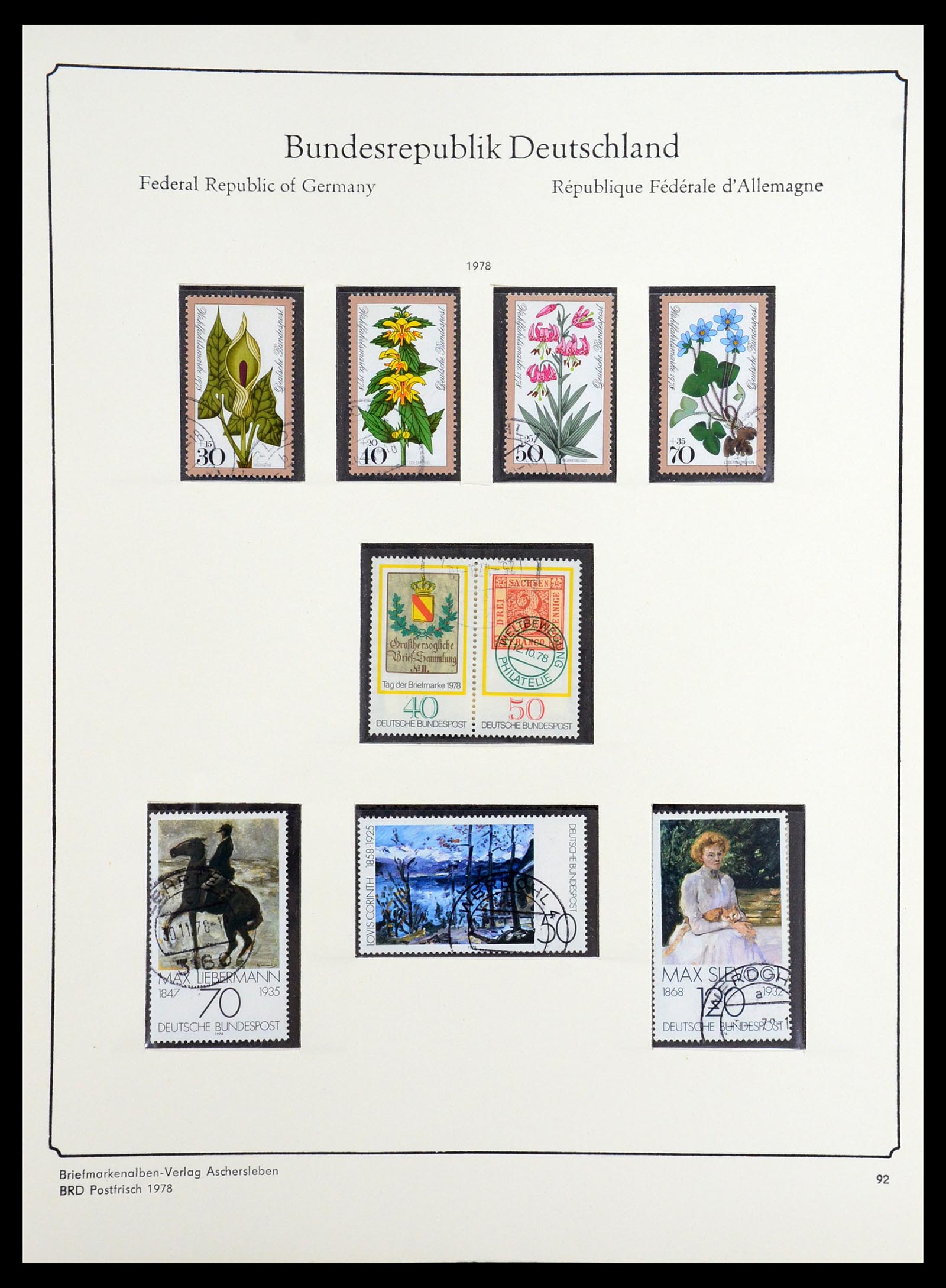 36602 090 - Postzegelverzameling 36602 Bundespost 1945-1979.
