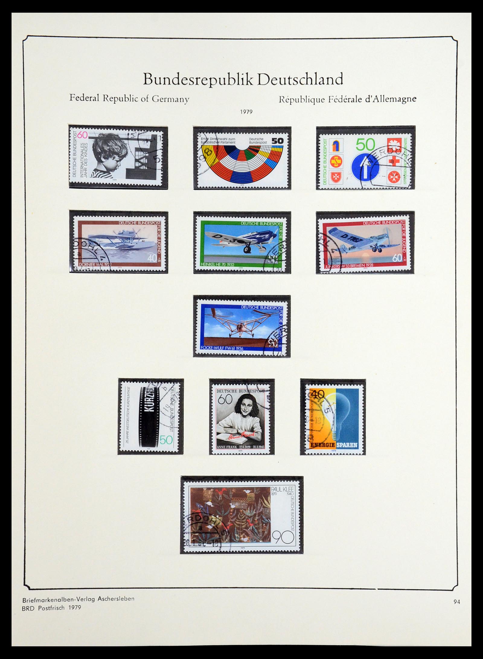 36602 092 - Postzegelverzameling 36602 Bundespost 1945-1979.