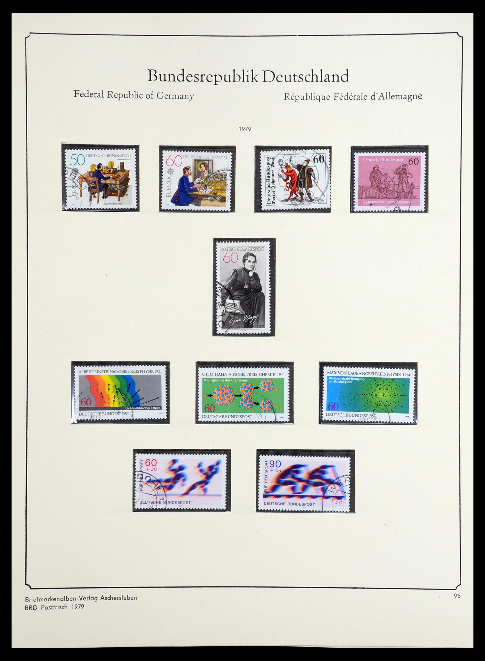 36602 093 - Postzegelverzameling 36602 Bundespost 1945-1979.