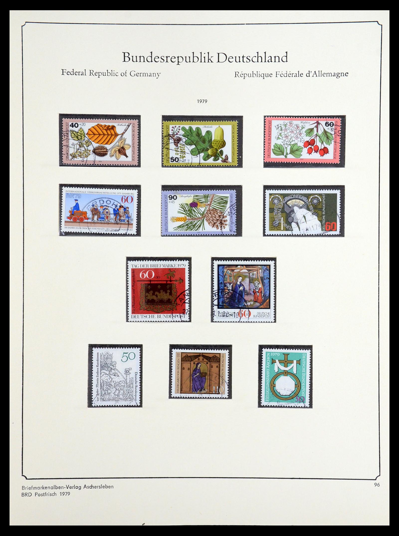 36602 094 - Postzegelverzameling 36602 Bundespost 1945-1979.