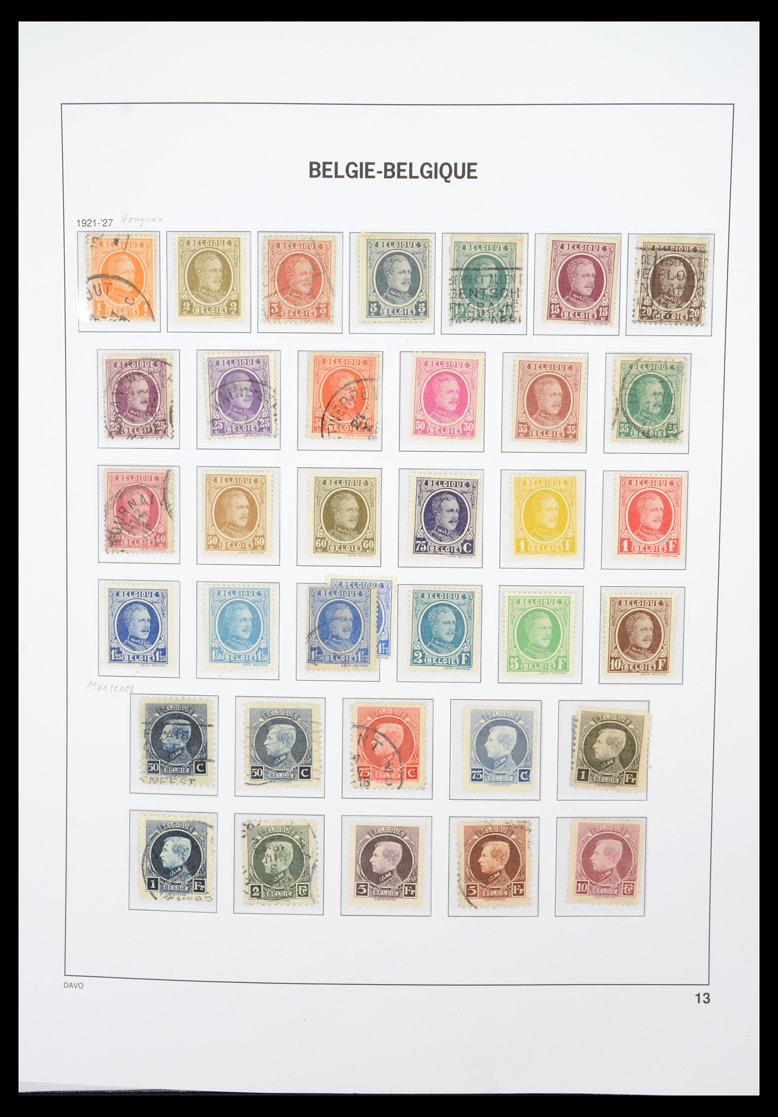 36603 021 - Stamp collection 36603 België 1849-1945.