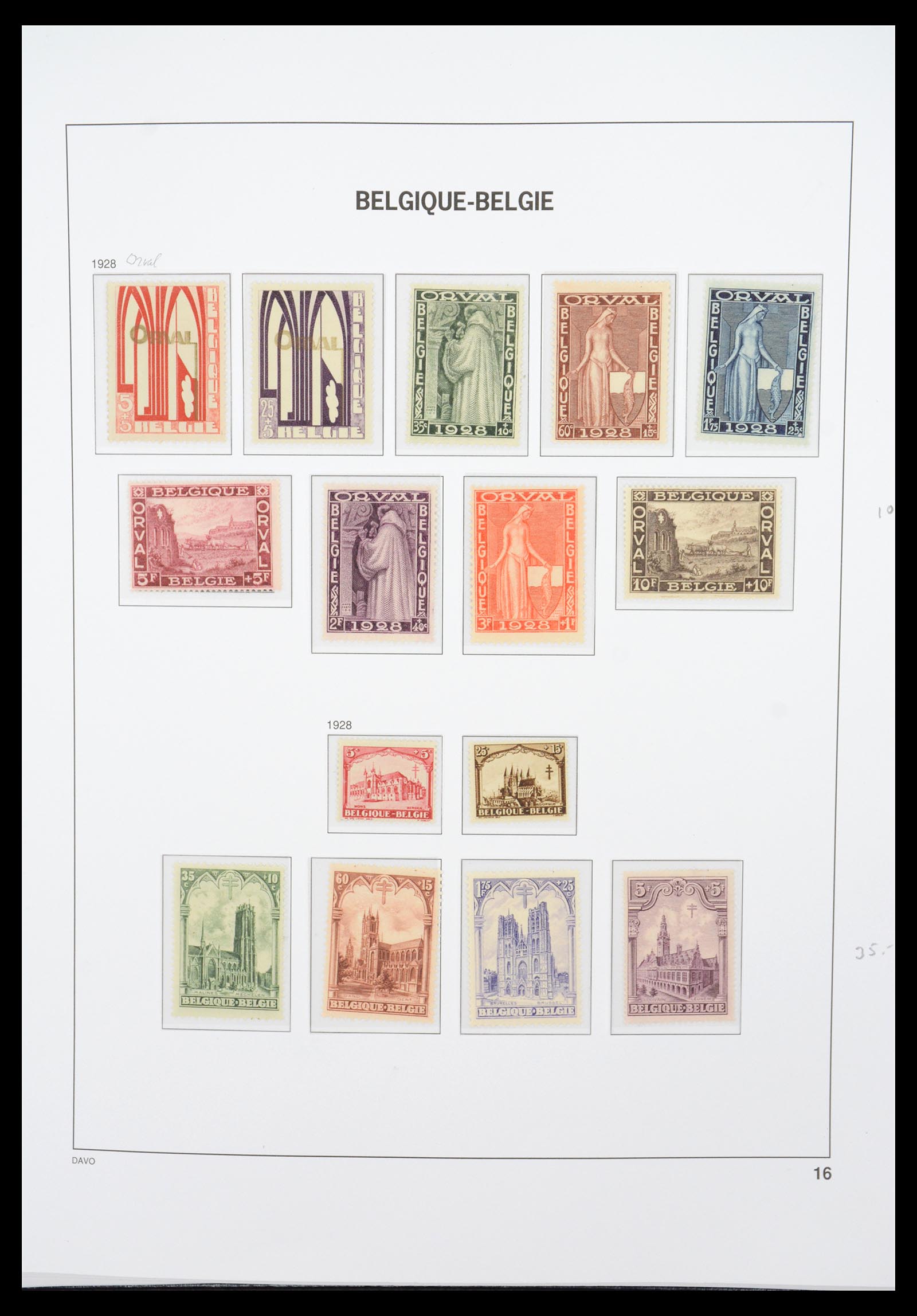 36603 026 - Stamp collection 36603 België 1849-1945.