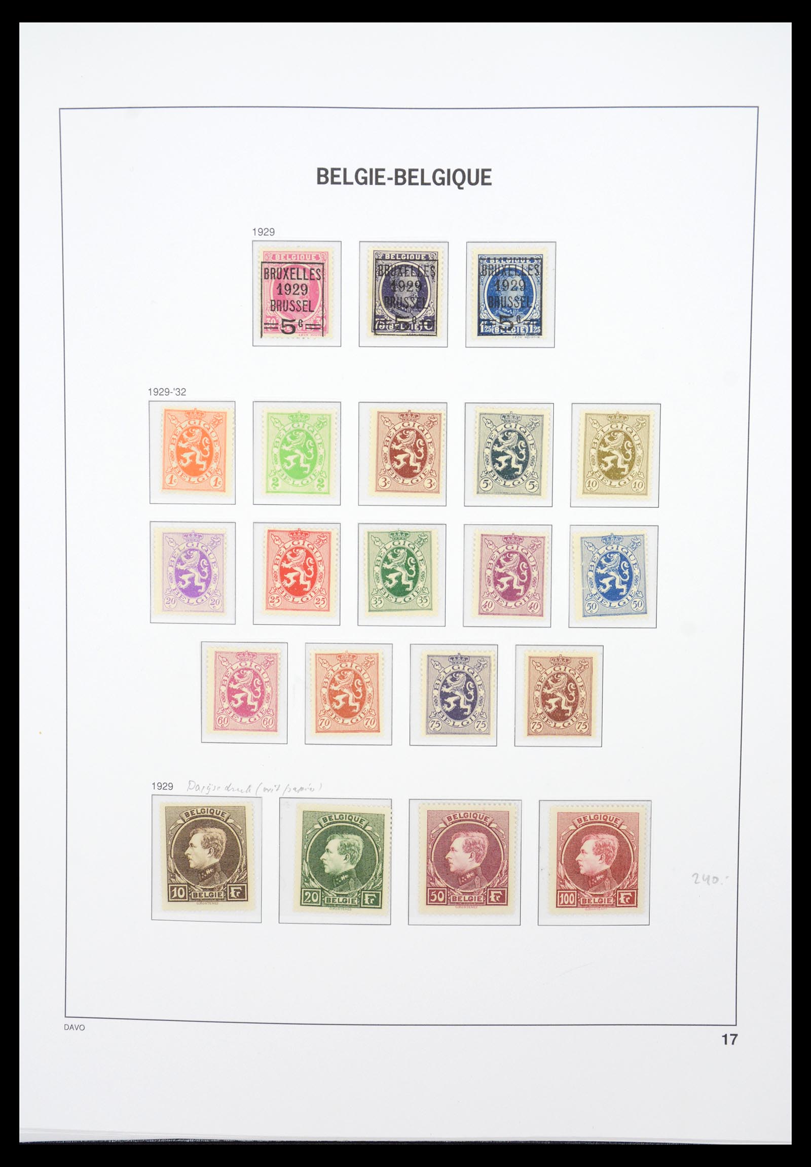 36603 028 - Stamp collection 36603 België 1849-1945.