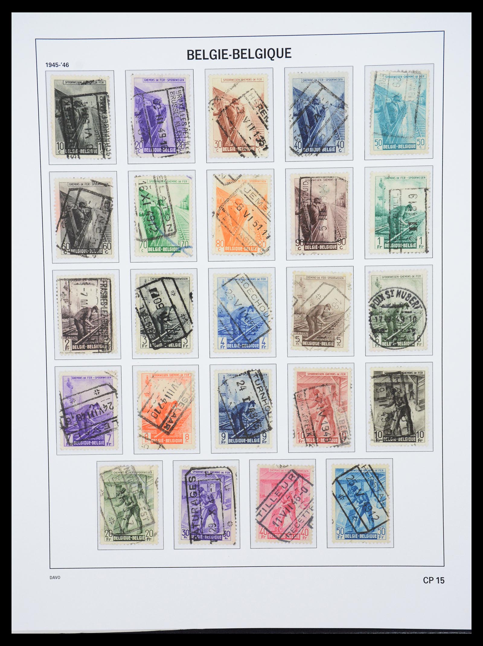 36603 126 - Stamp collection 36603 België 1849-1945.