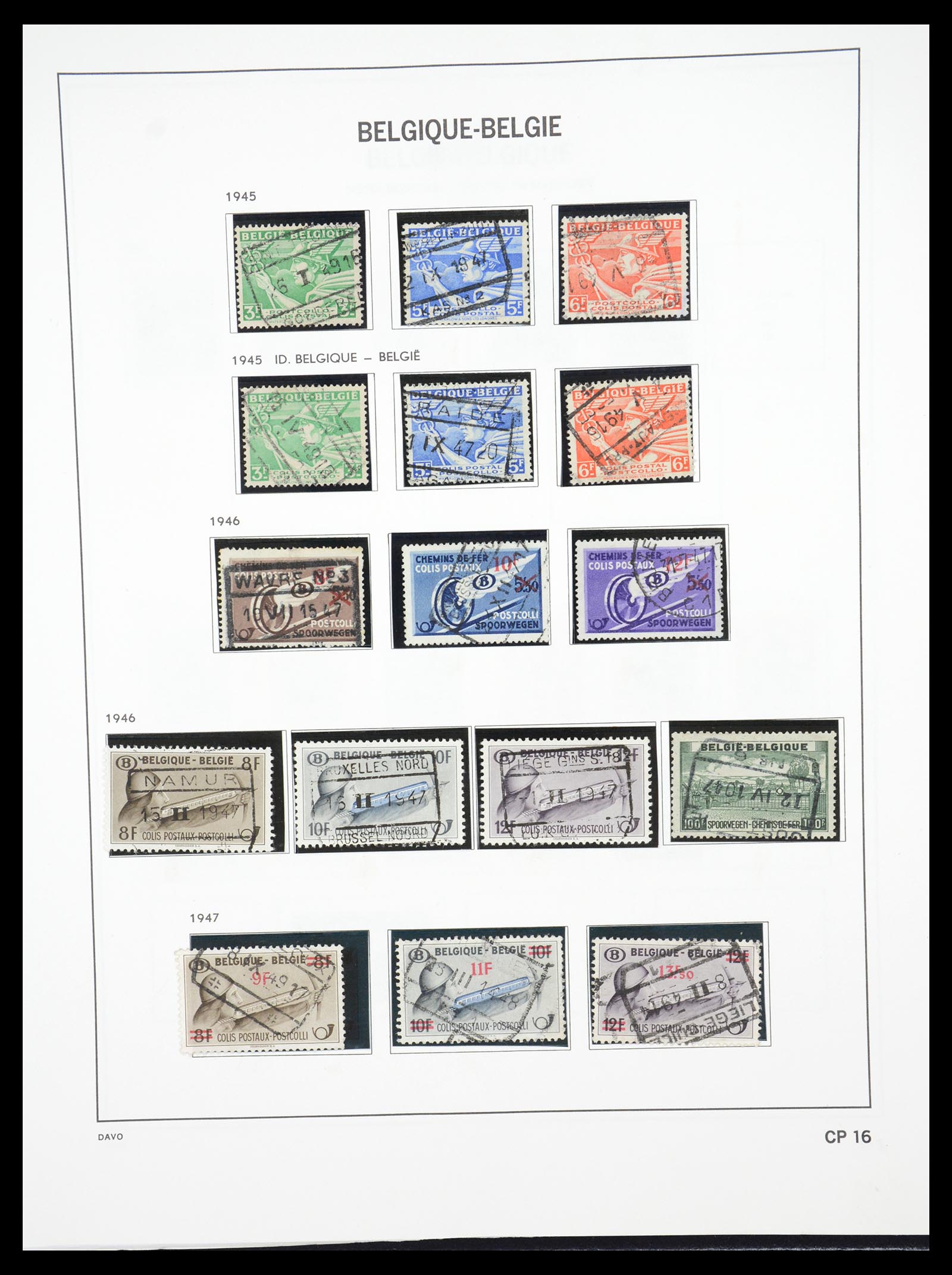 36603 127 - Stamp collection 36603 België 1849-1945.