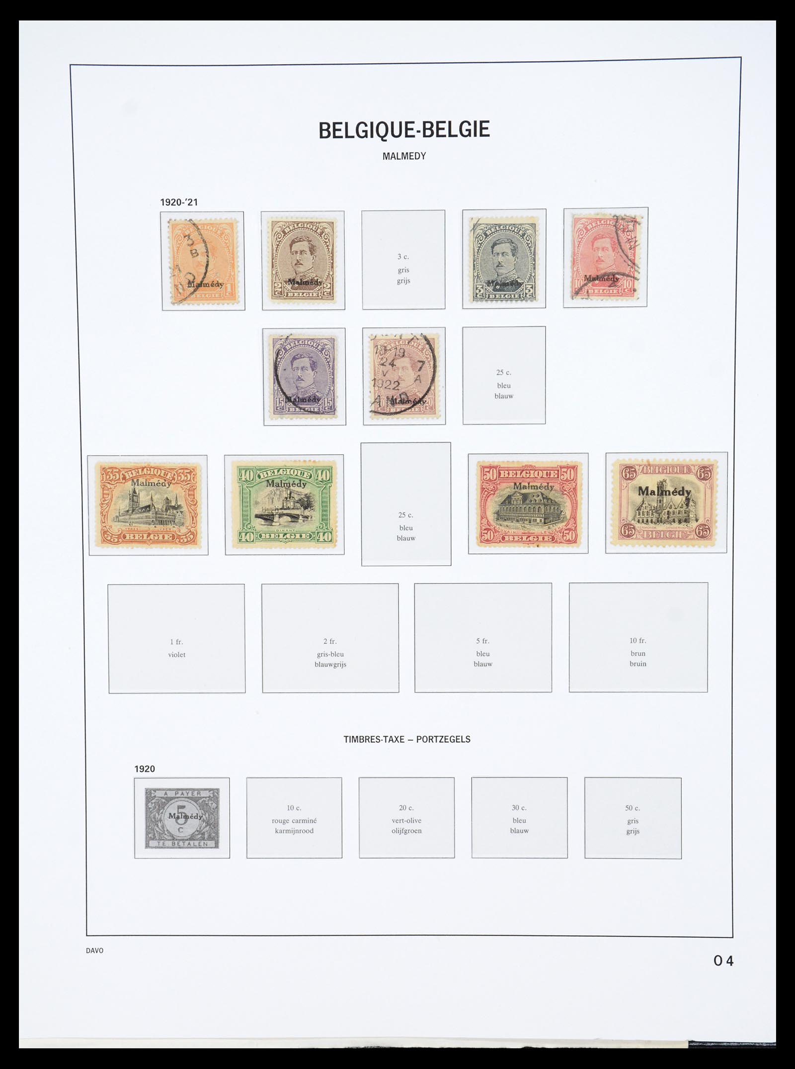 36603 131 - Stamp collection 36603 België 1849-1945.