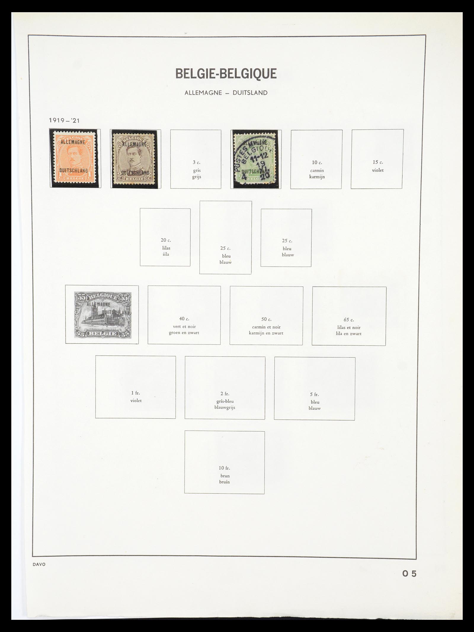 36603 132 - Stamp collection 36603 België 1849-1945.