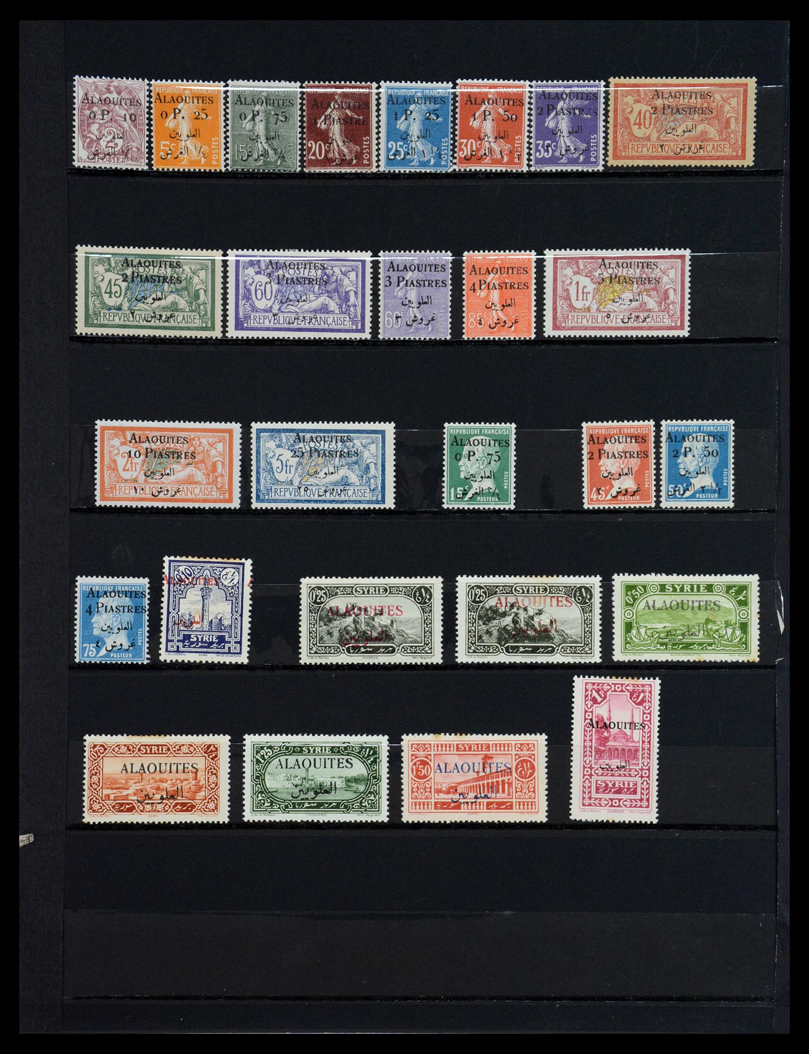 36605 001 - Postzegelverzameling 36605 Franse koloniën 1880-1930.