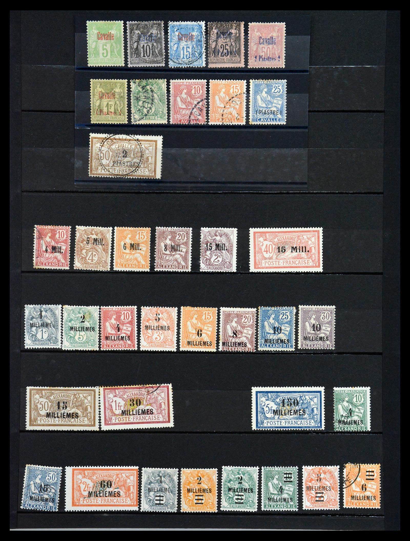 36605 006 - Postzegelverzameling 36605 Franse koloniën 1880-1930.