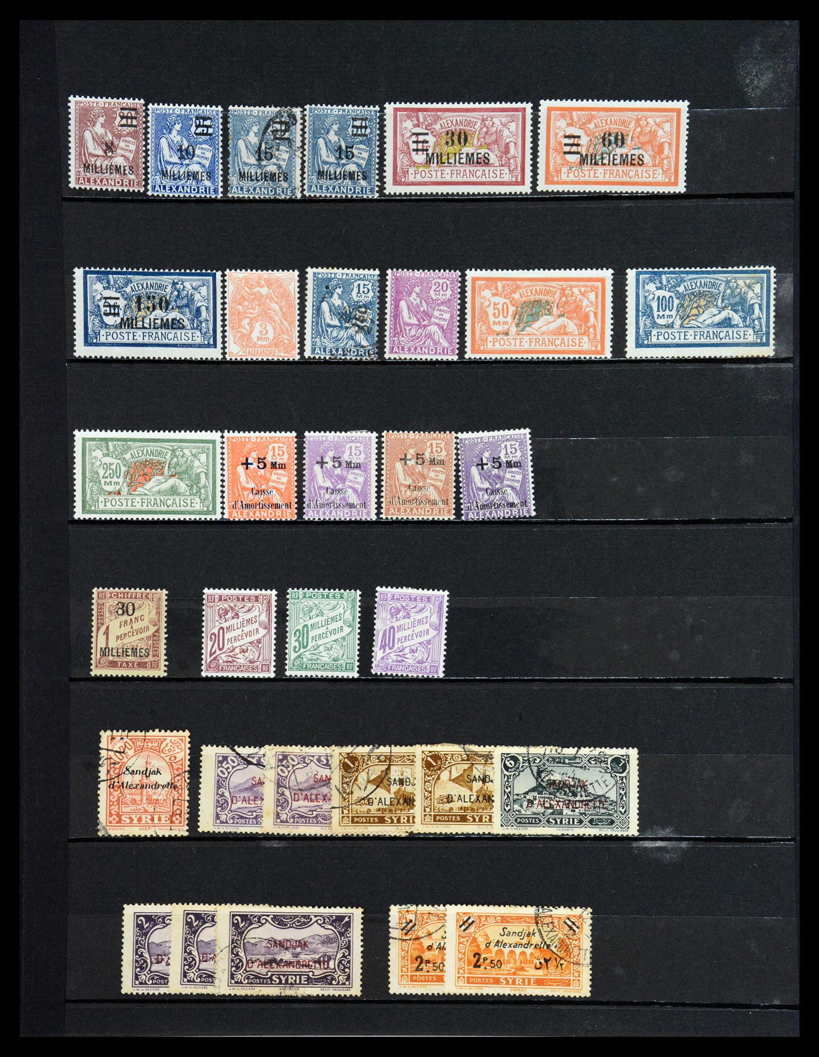 36605 007 - Postzegelverzameling 36605 Franse koloniën 1880-1930.