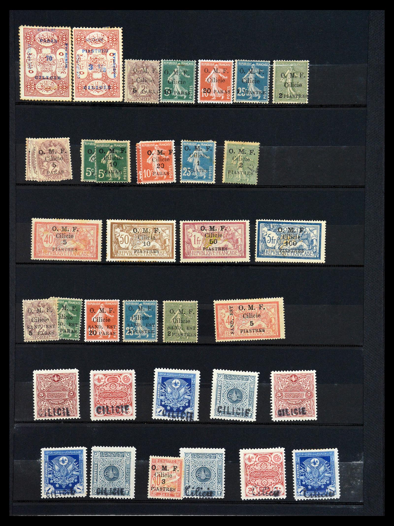 36605 010 - Postzegelverzameling 36605 Franse koloniën 1880-1930.