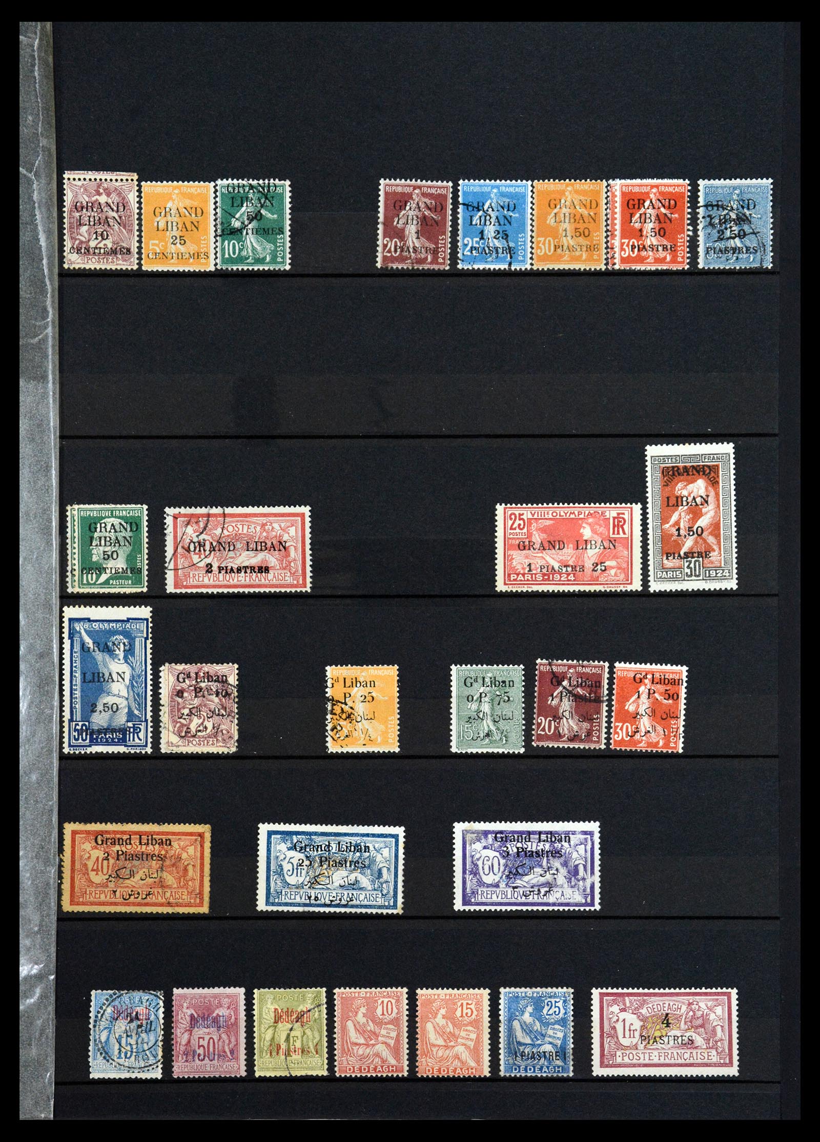 36605 011 - Postzegelverzameling 36605 Franse koloniën 1880-1930.