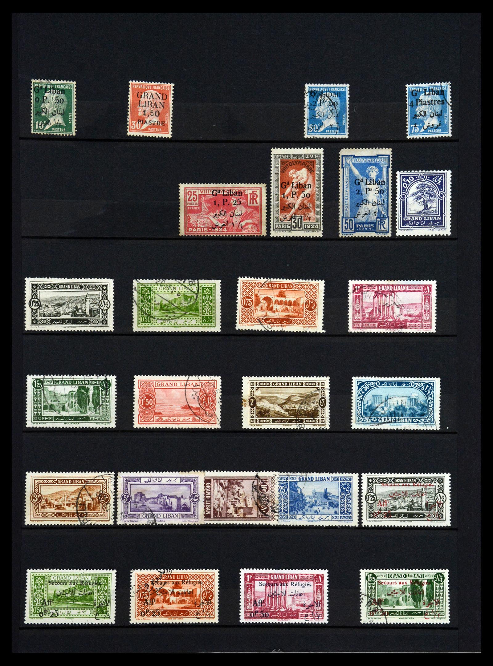 36605 012 - Postzegelverzameling 36605 Franse koloniën 1880-1930.