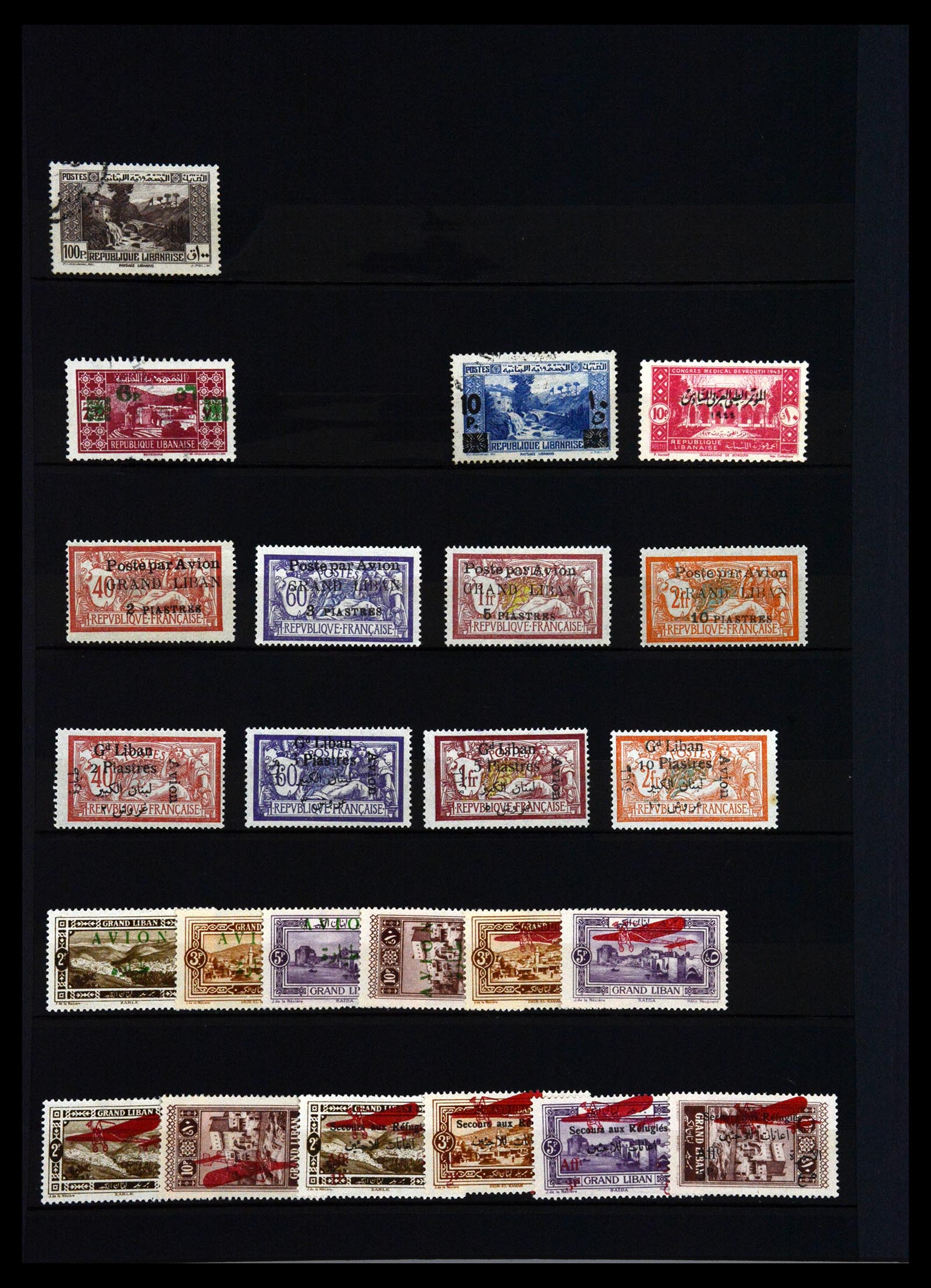 36605 018 - Postzegelverzameling 36605 Franse koloniën 1880-1930.