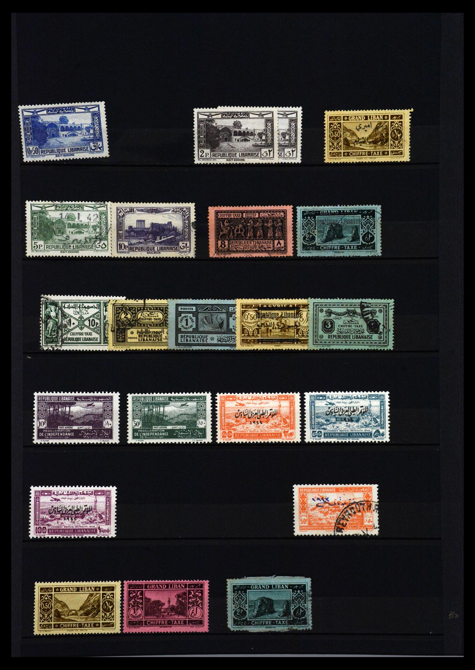 36605 020 - Postzegelverzameling 36605 Franse koloniën 1880-1930.