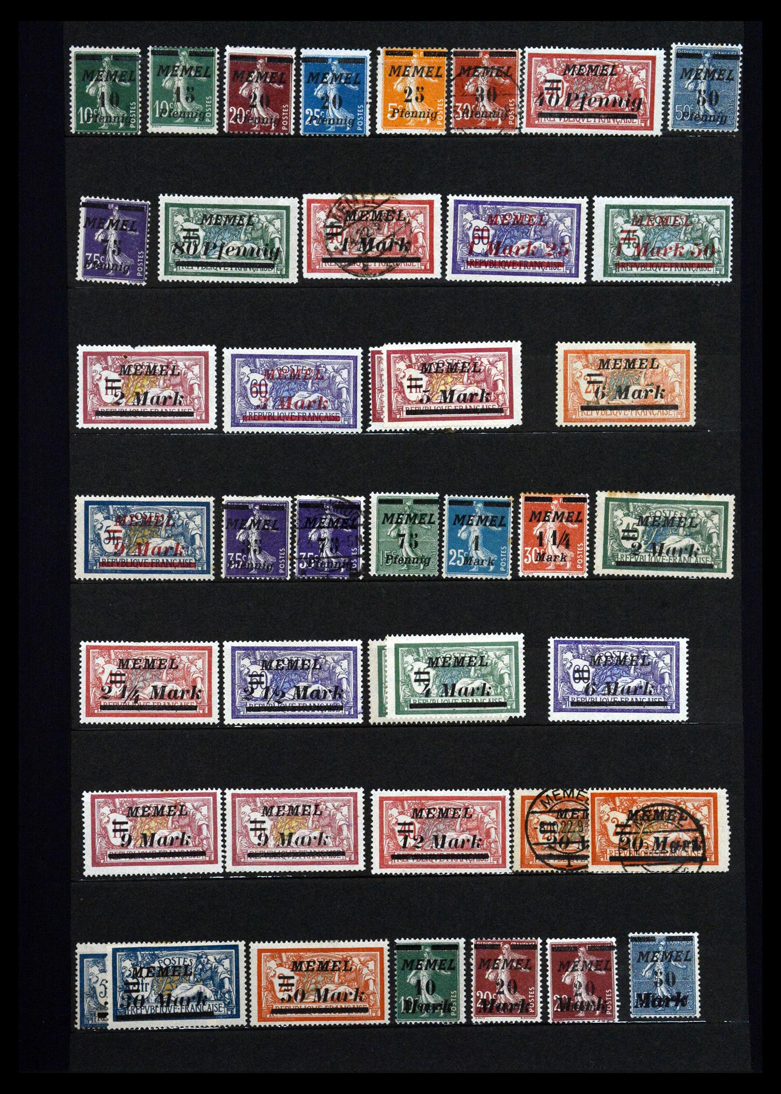 36605 025 - Postzegelverzameling 36605 Franse koloniën 1880-1930.
