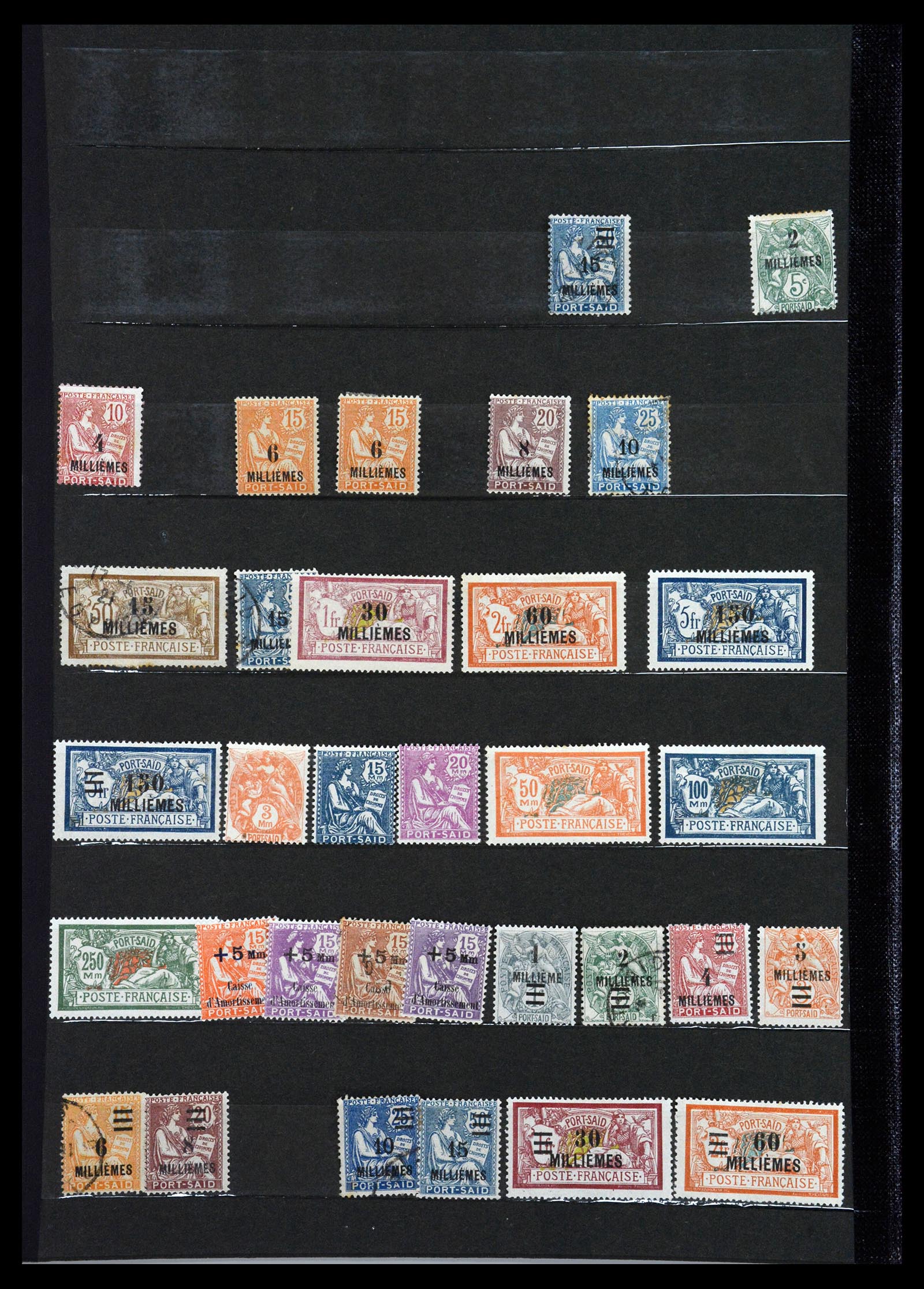 36605 028 - Postzegelverzameling 36605 Franse koloniën 1880-1930.