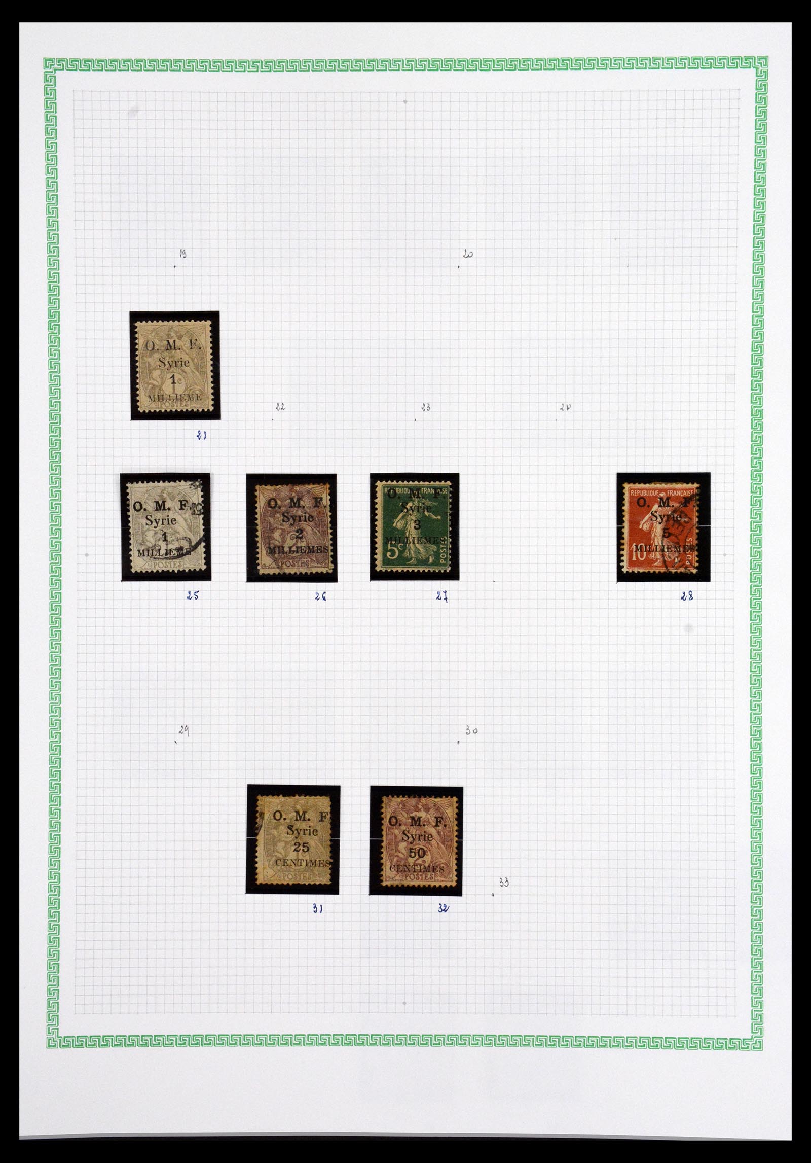 36605 030 - Postzegelverzameling 36605 Franse koloniën 1880-1930.