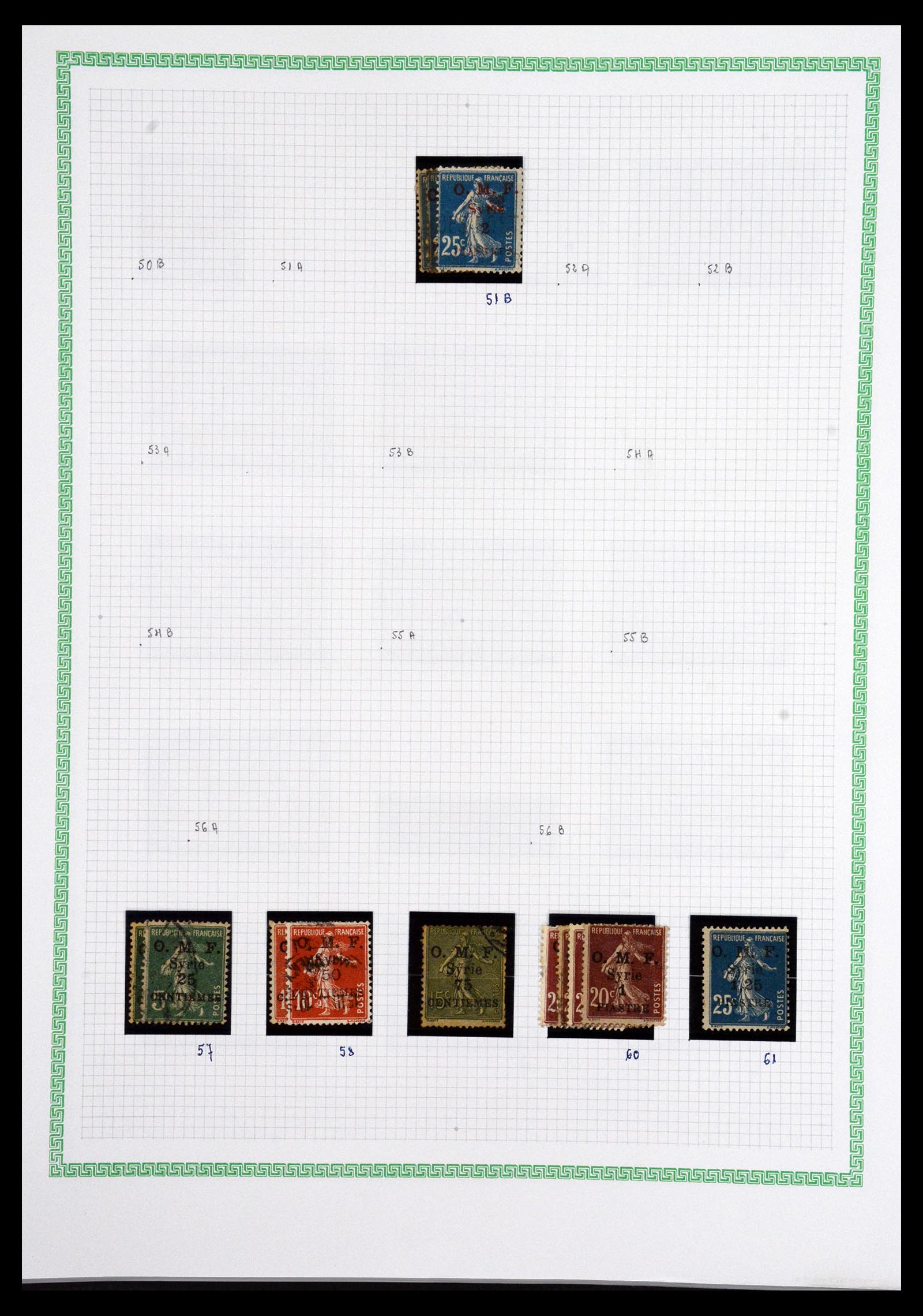 36605 032 - Postzegelverzameling 36605 Franse koloniën 1880-1930.