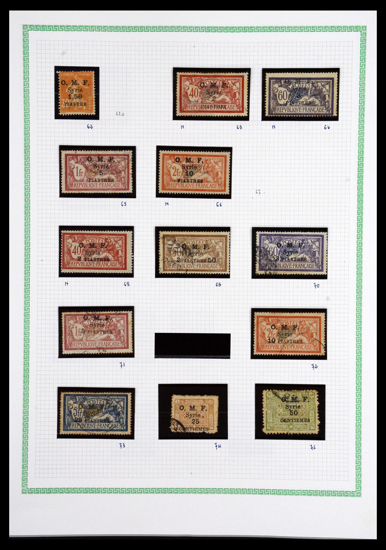 36605 033 - Postzegelverzameling 36605 Franse koloniën 1880-1930.