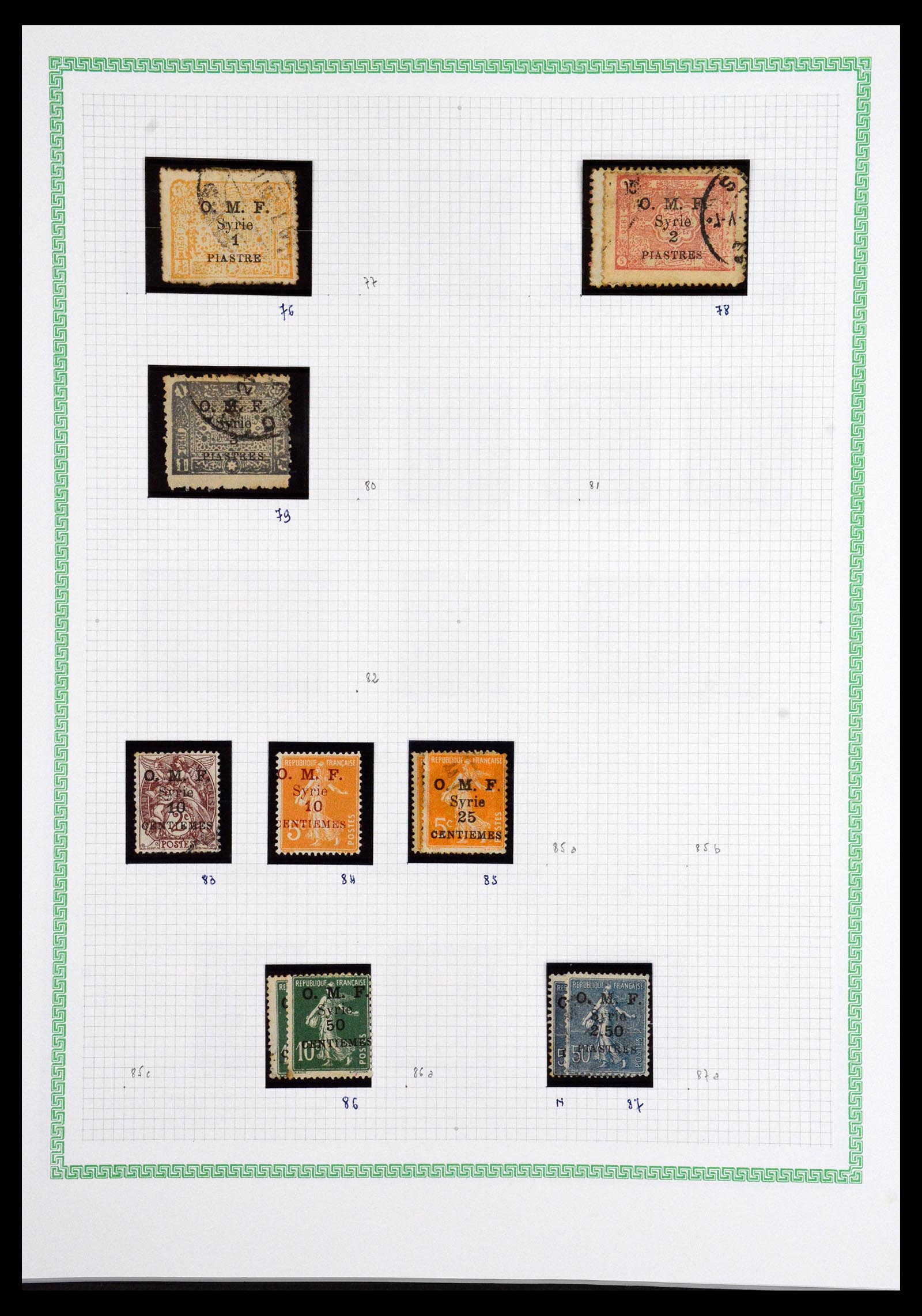 36605 034 - Postzegelverzameling 36605 Franse koloniën 1880-1930.