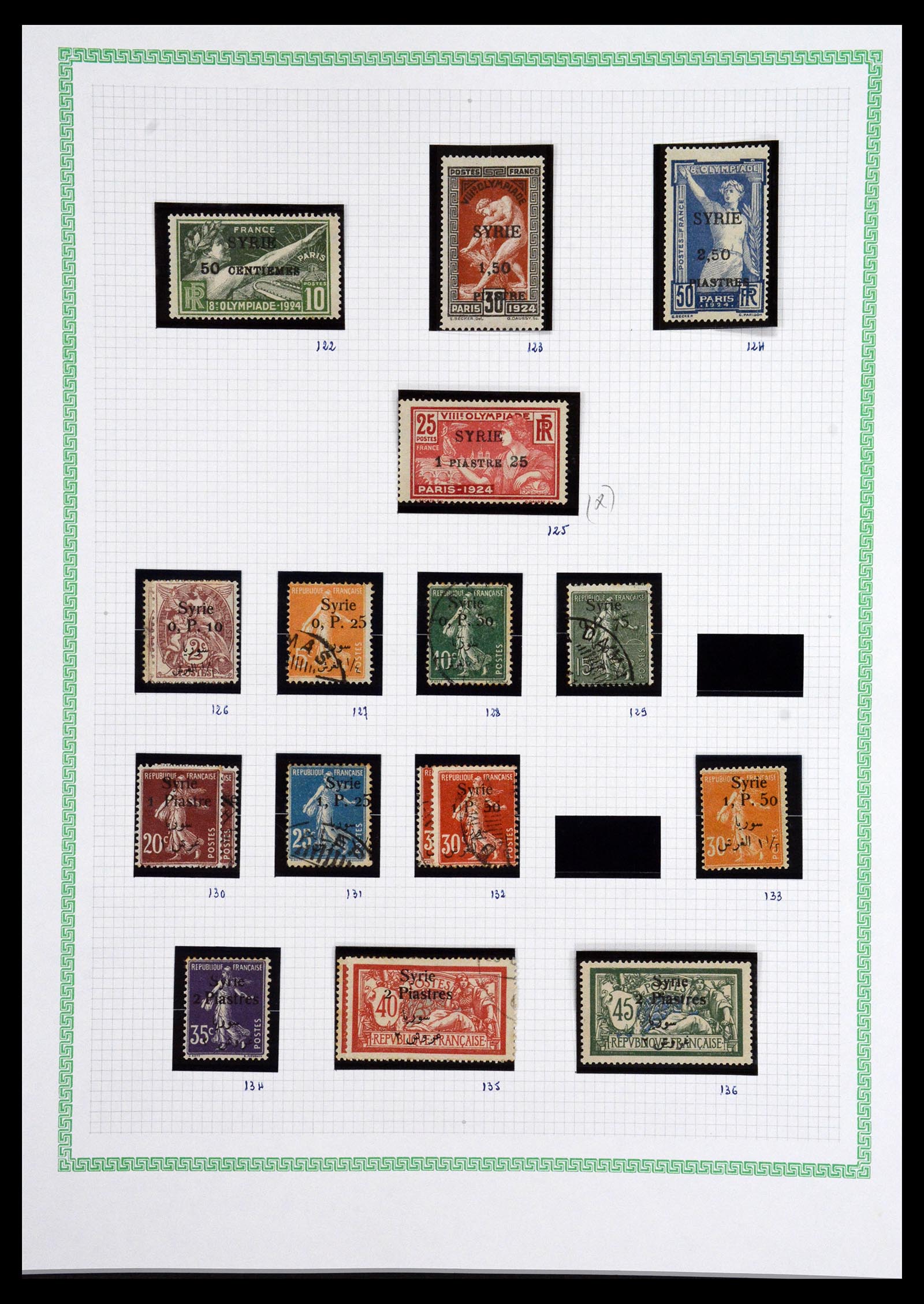 36605 037 - Postzegelverzameling 36605 Franse koloniën 1880-1930.