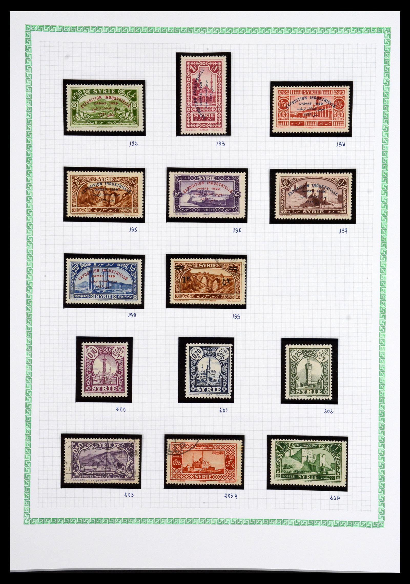 36605 042 - Postzegelverzameling 36605 Franse koloniën 1880-1930.