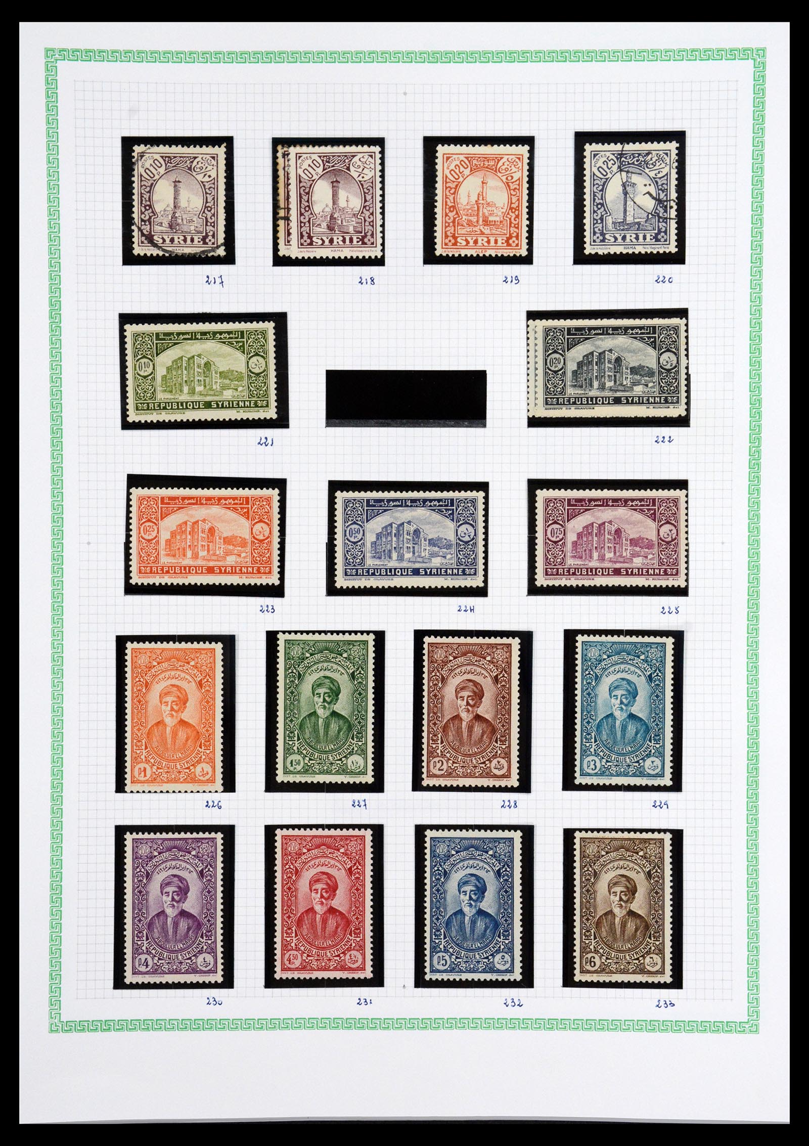 36605 044 - Postzegelverzameling 36605 Franse koloniën 1880-1930.