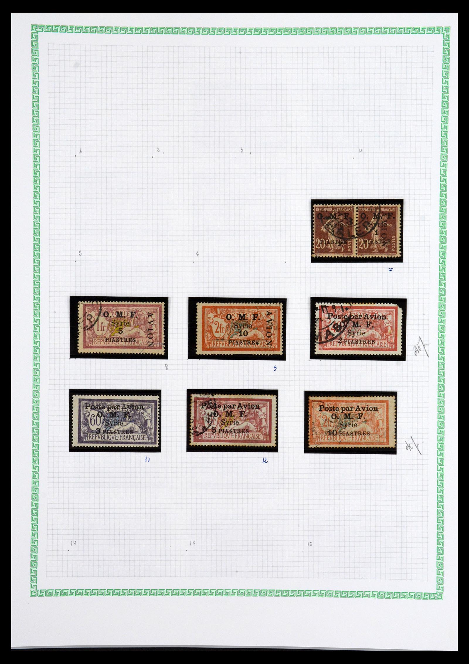 36605 049 - Postzegelverzameling 36605 Franse koloniën 1880-1930.
