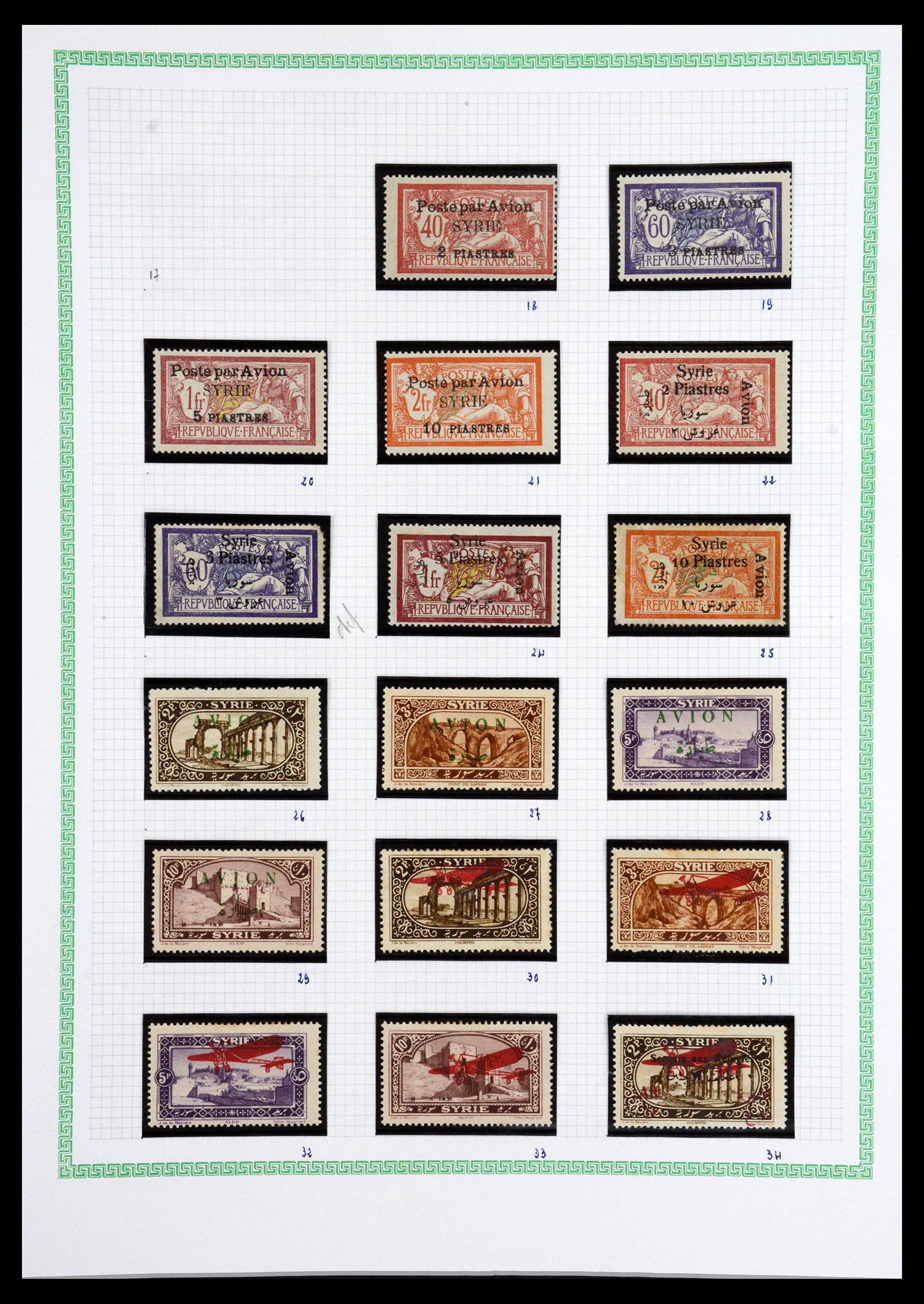 36605 050 - Postzegelverzameling 36605 Franse koloniën 1880-1930.