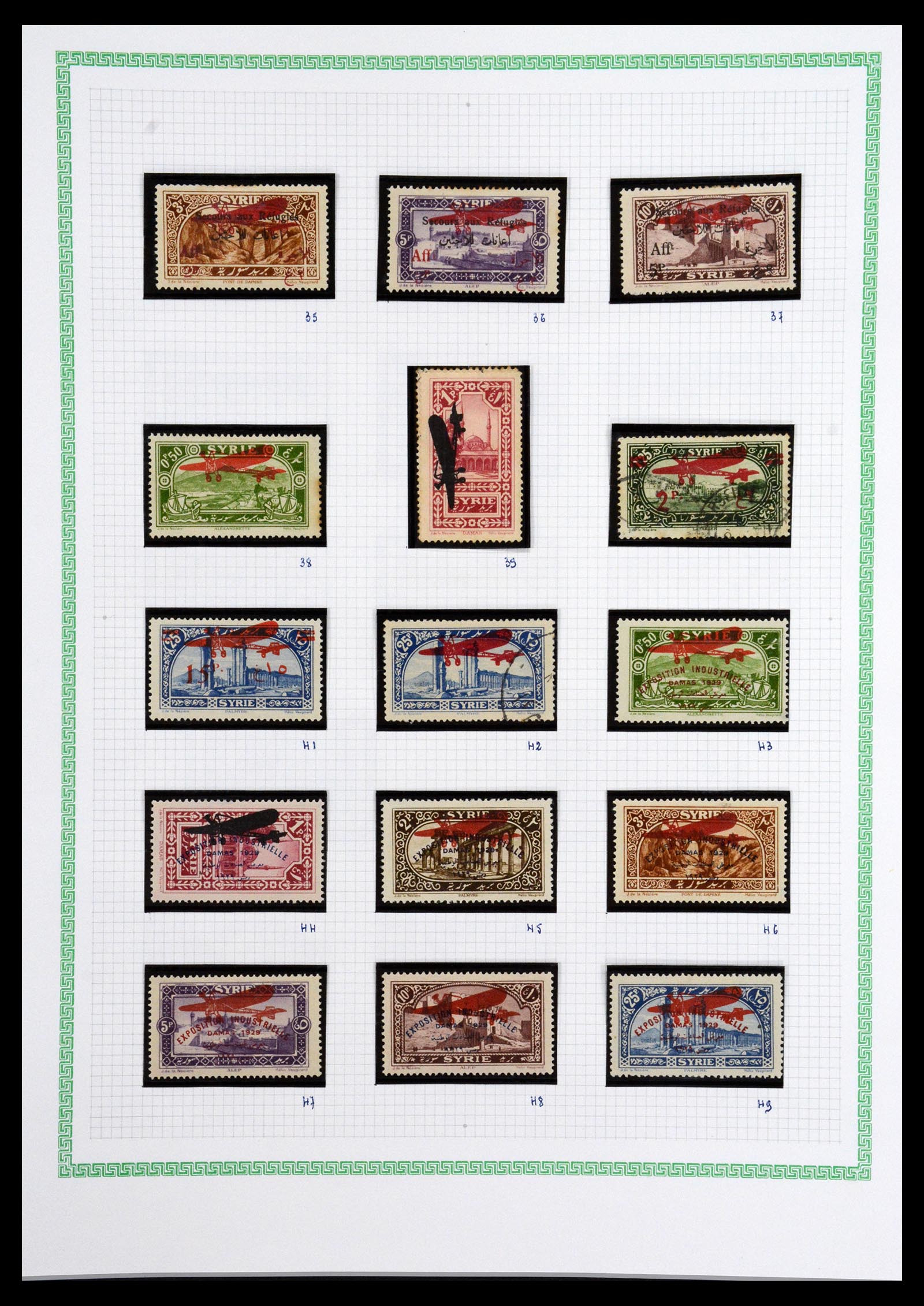 36605 051 - Postzegelverzameling 36605 Franse koloniën 1880-1930.