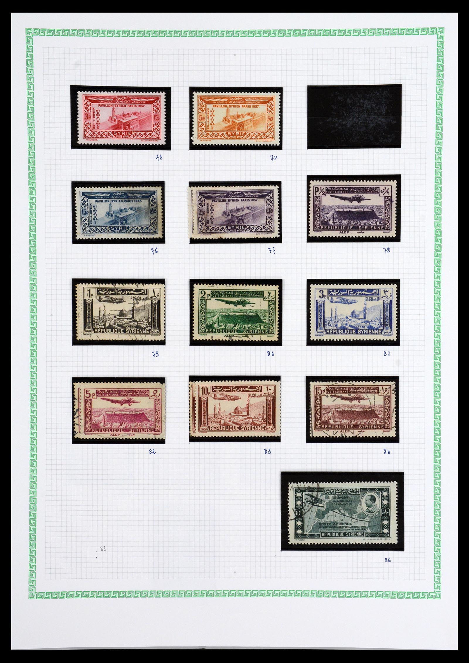 36605 054 - Postzegelverzameling 36605 Franse koloniën 1880-1930.