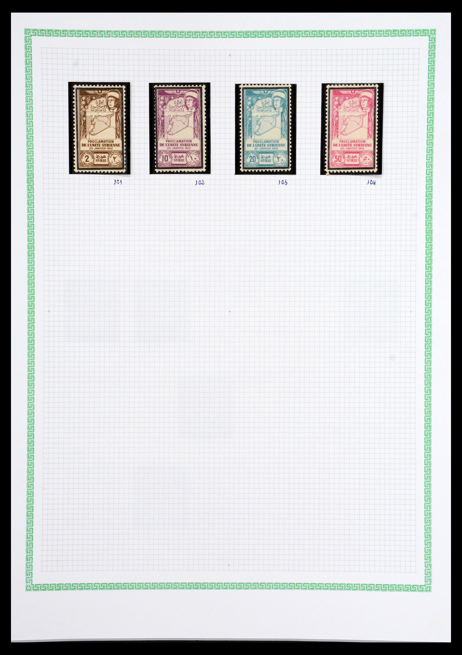 36605 056 - Postzegelverzameling 36605 Franse koloniën 1880-1930.