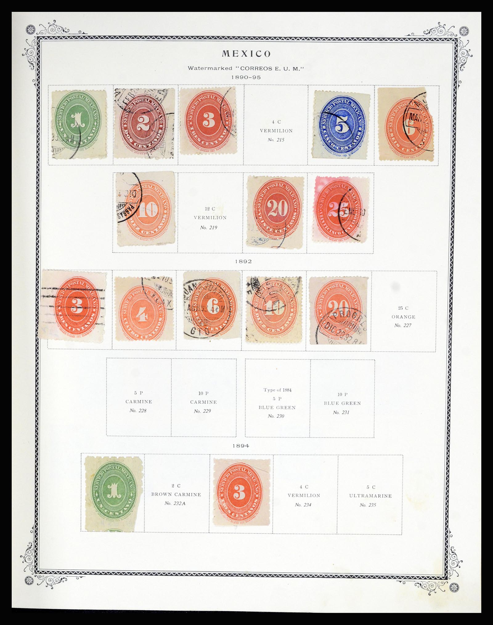 36608 008 - Postzegelverzameling 36608 Mexico 1856-1986.