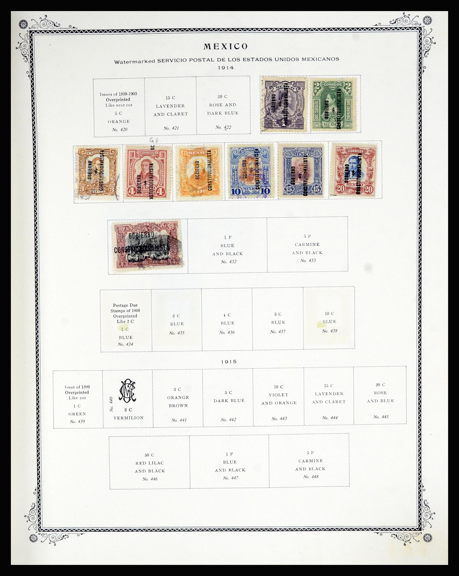 36608 017 - Postzegelverzameling 36608 Mexico 1856-1986.
