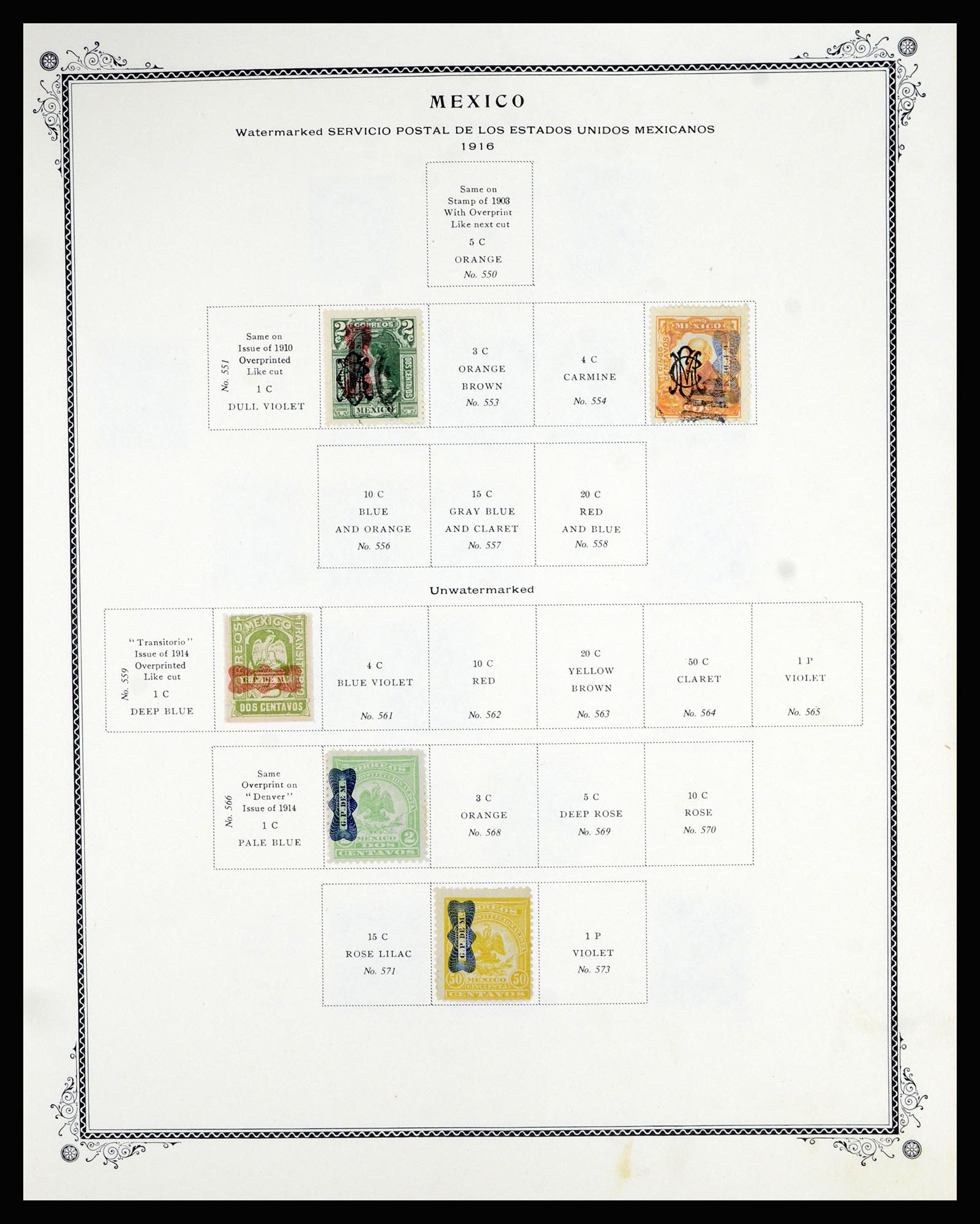 36608 022 - Postzegelverzameling 36608 Mexico 1856-1986.