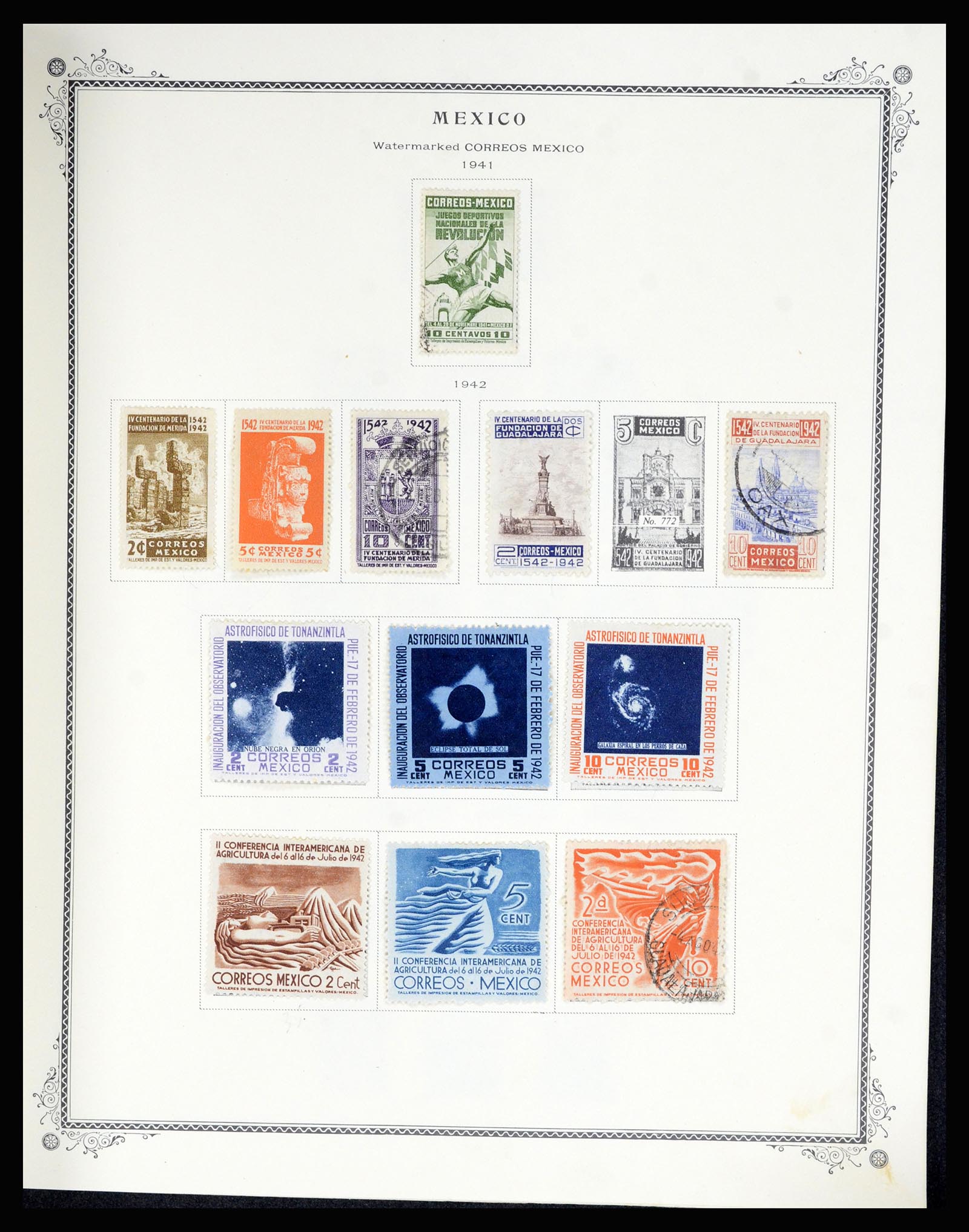 36608 033 - Postzegelverzameling 36608 Mexico 1856-1986.