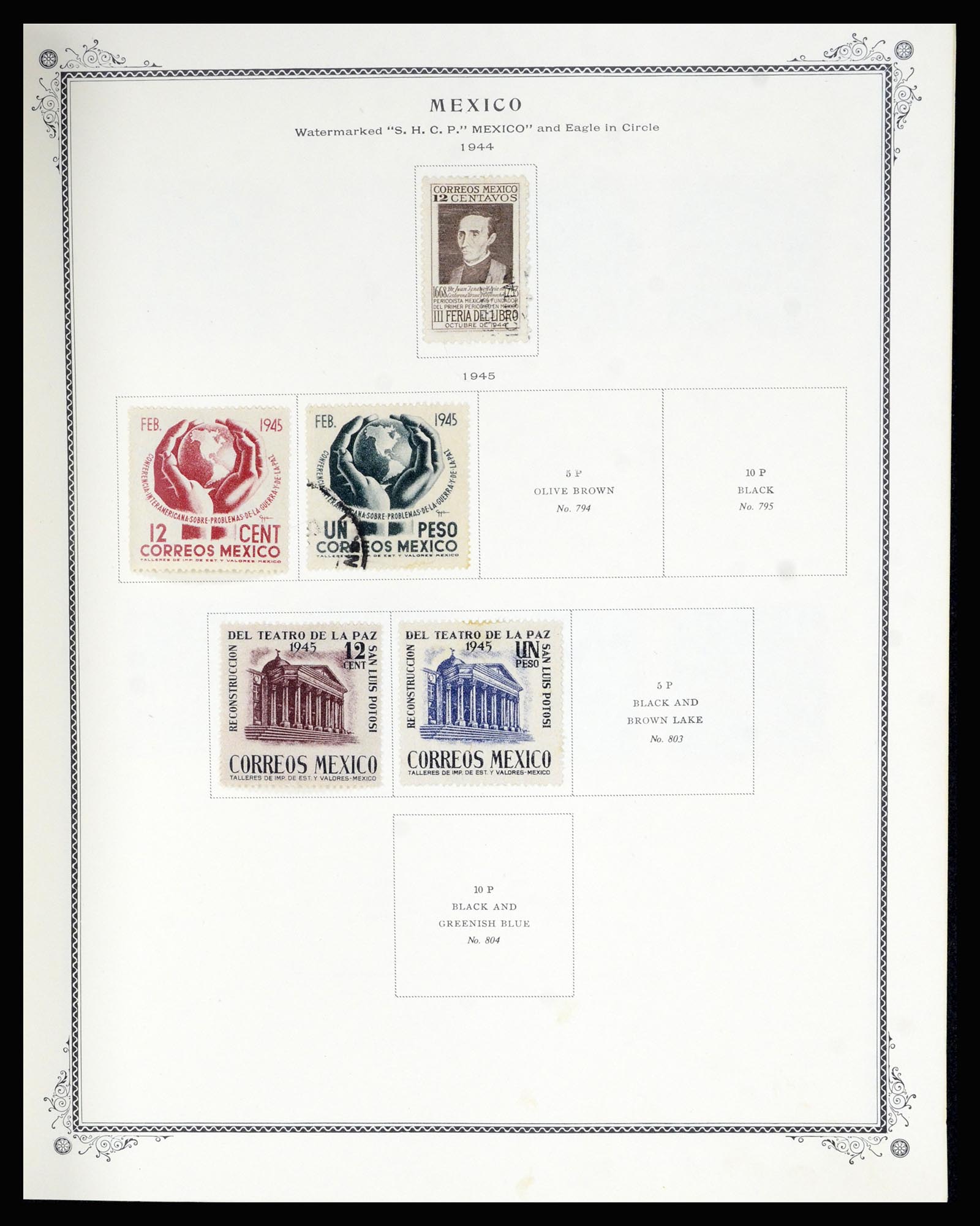 36608 035 - Postzegelverzameling 36608 Mexico 1856-1986.