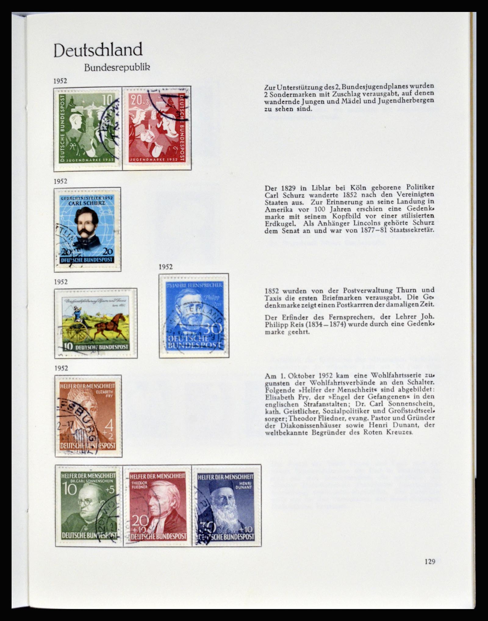 36609 001 - Postzegelverzameling 36609 Duitsland 1952-1975.