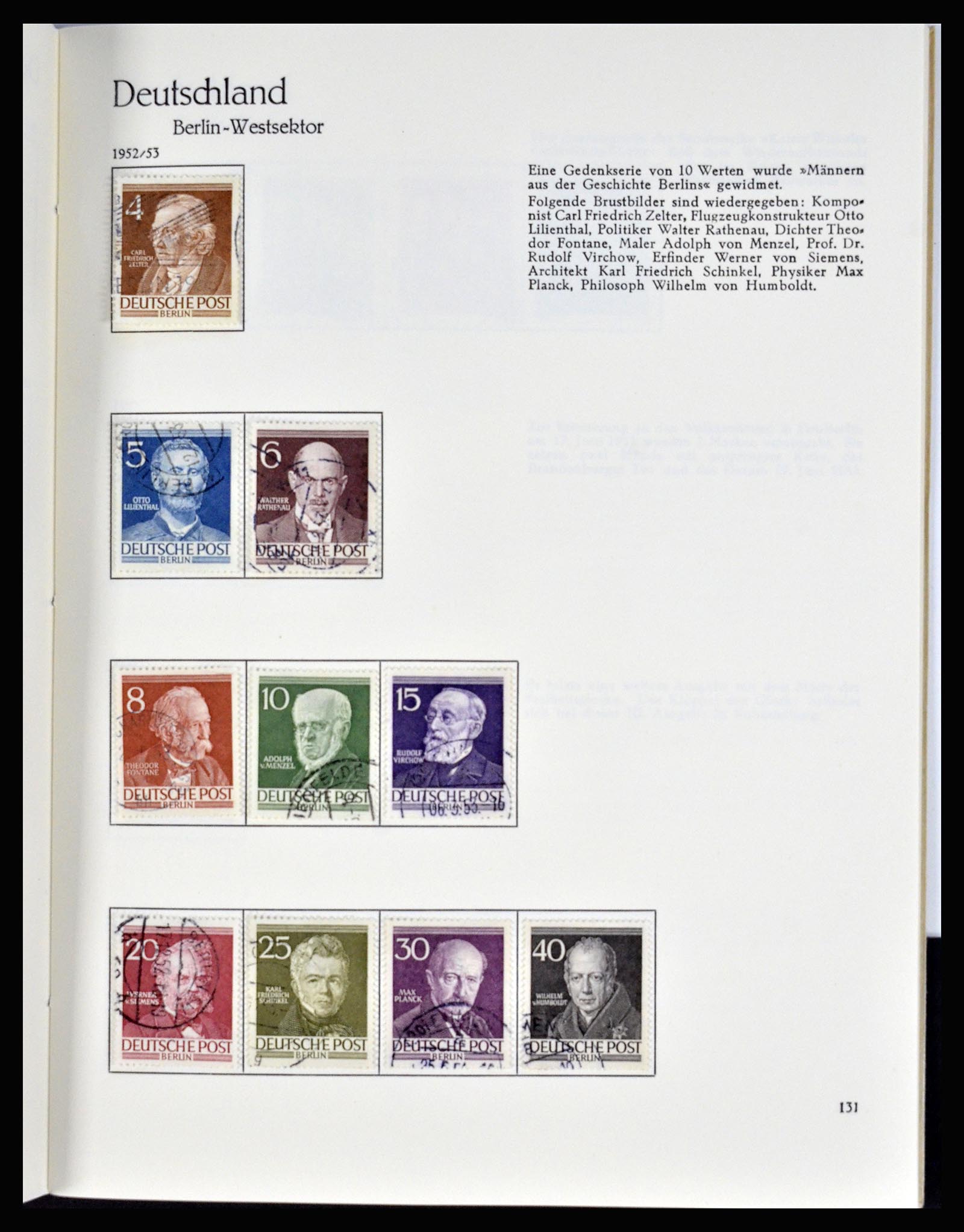 36609 005 - Postzegelverzameling 36609 Duitsland 1952-1975.