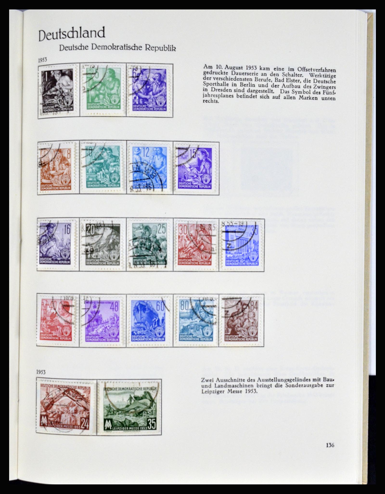 36609 010 - Stamp collection 36609 Germany 1952-1975.