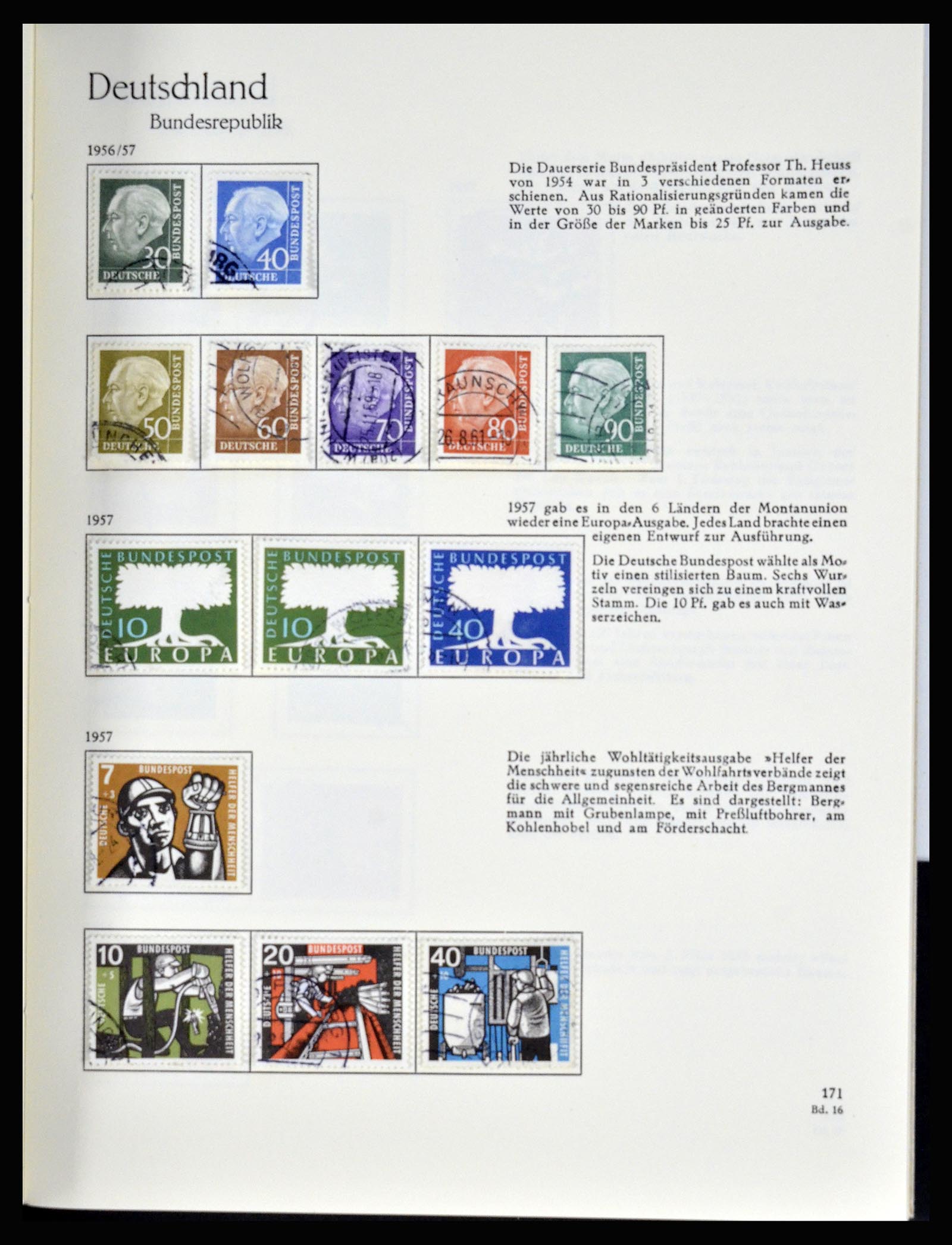 36609 027 - Postzegelverzameling 36609 Duitsland 1952-1975.