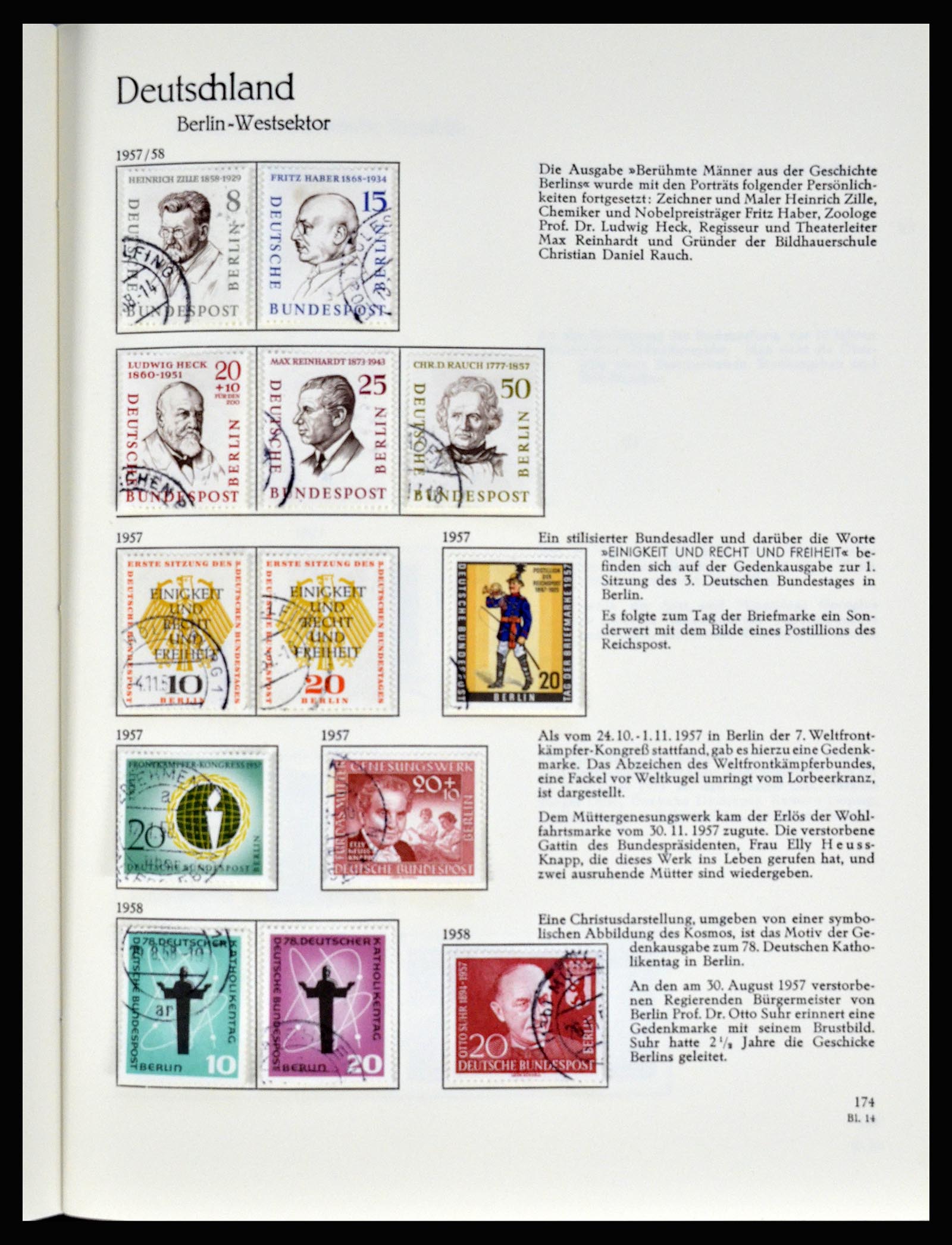 36609 032 - Stamp collection 36609 Germany 1952-1975.