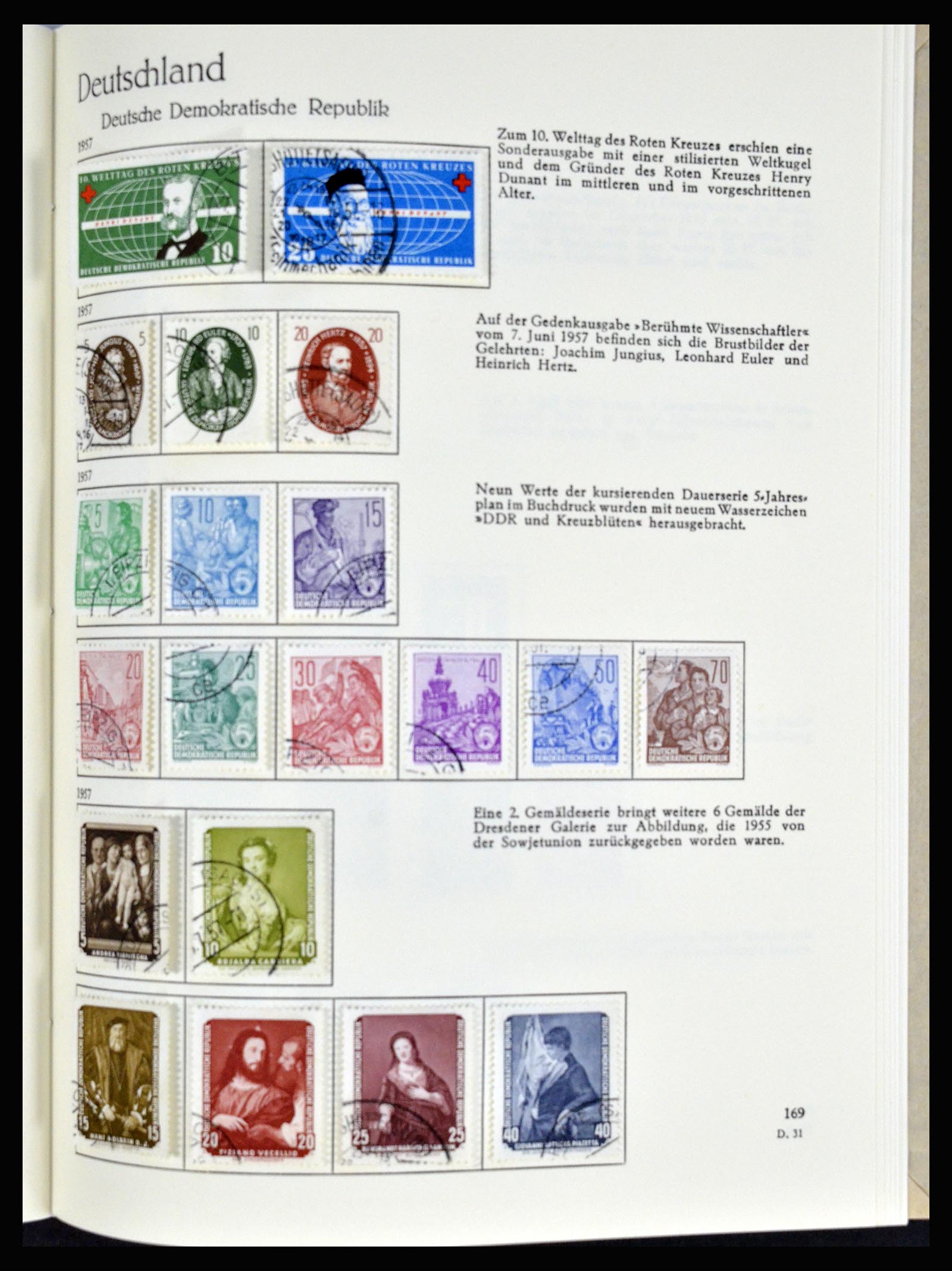 36609 041 - Postzegelverzameling 36609 Duitsland 1952-1975.