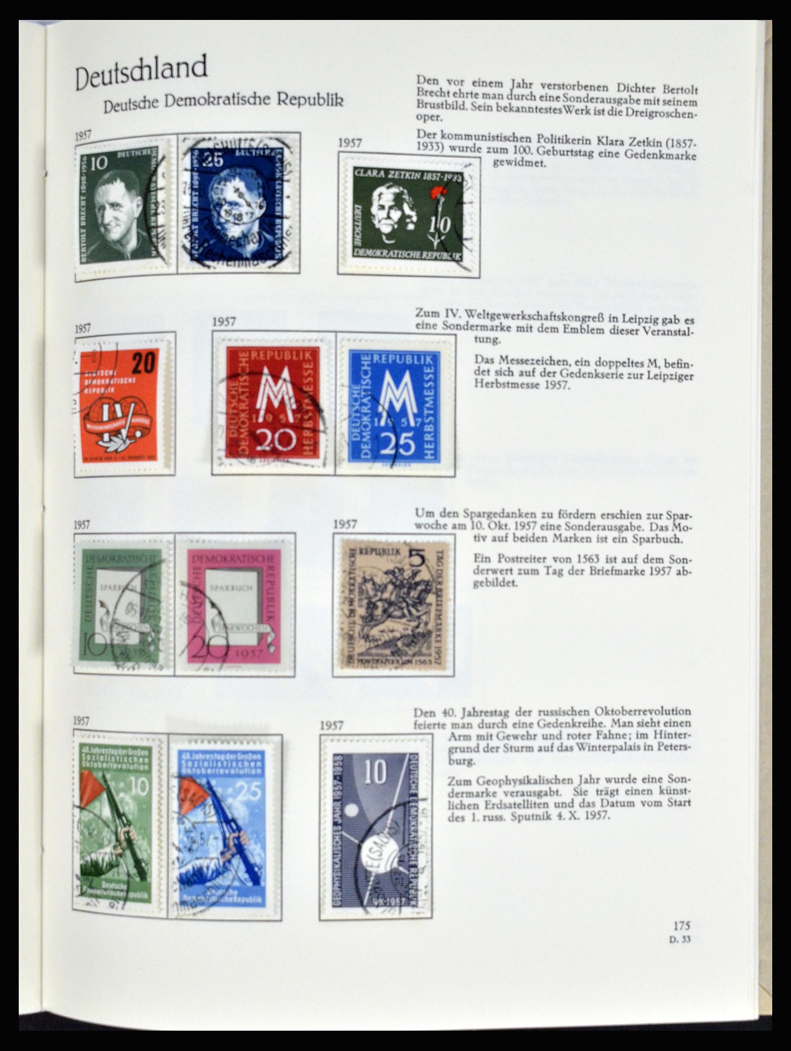 36609 043 - Stamp collection 36609 Germany 1952-1975.